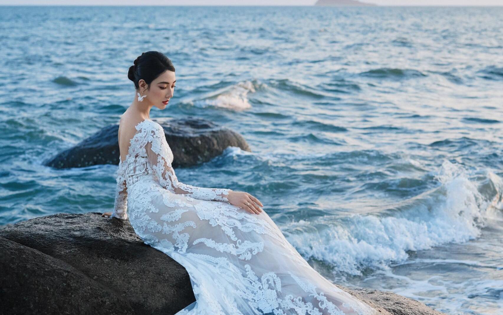 被闺蜜夸爆的海景婚纱照！真的忍不住发出来