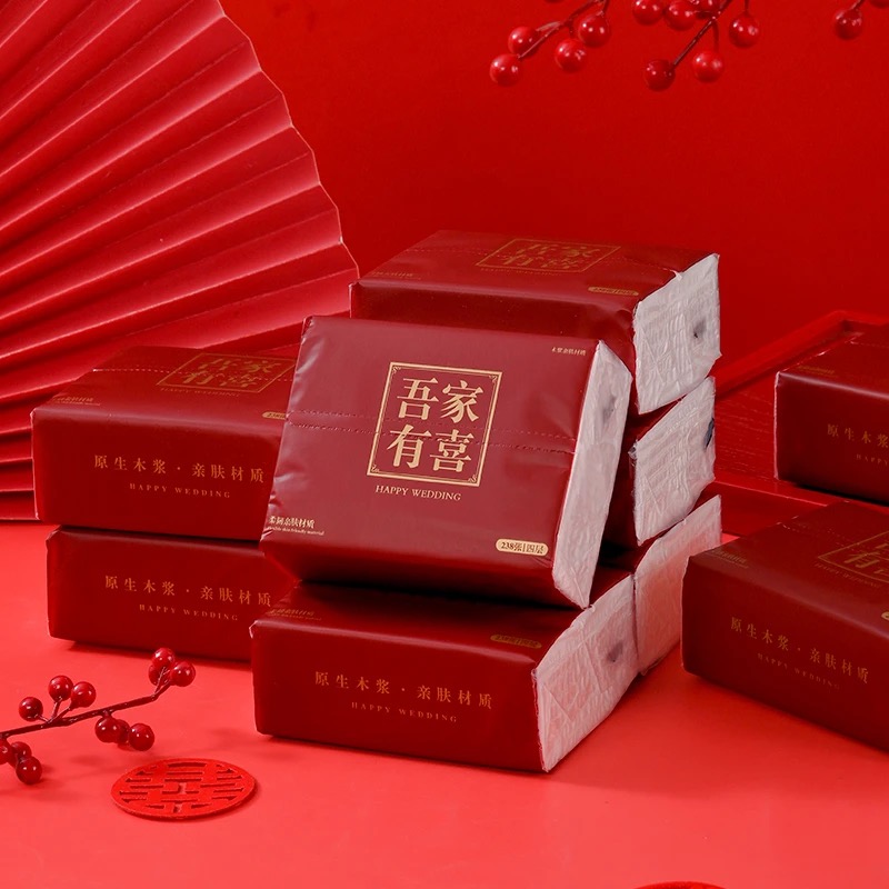 【紙杯/紙碗/紙巾/筷子/桌布】婚宴一次性餐具套裝
