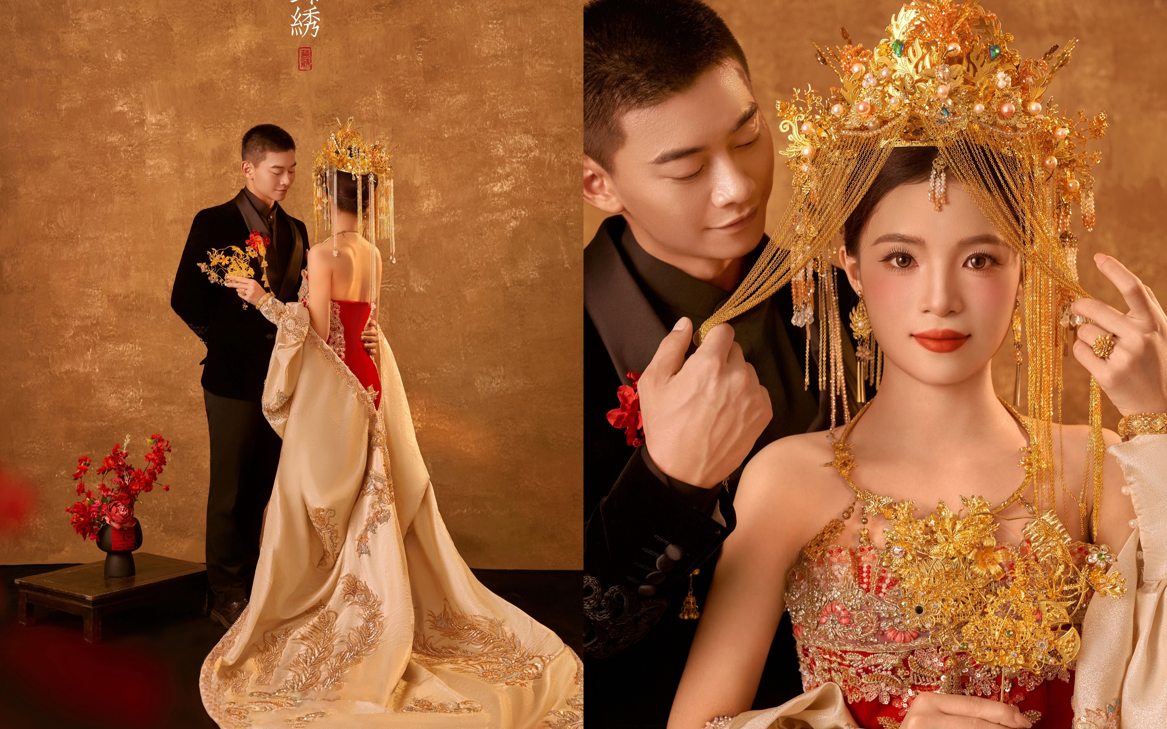 中式婚纱