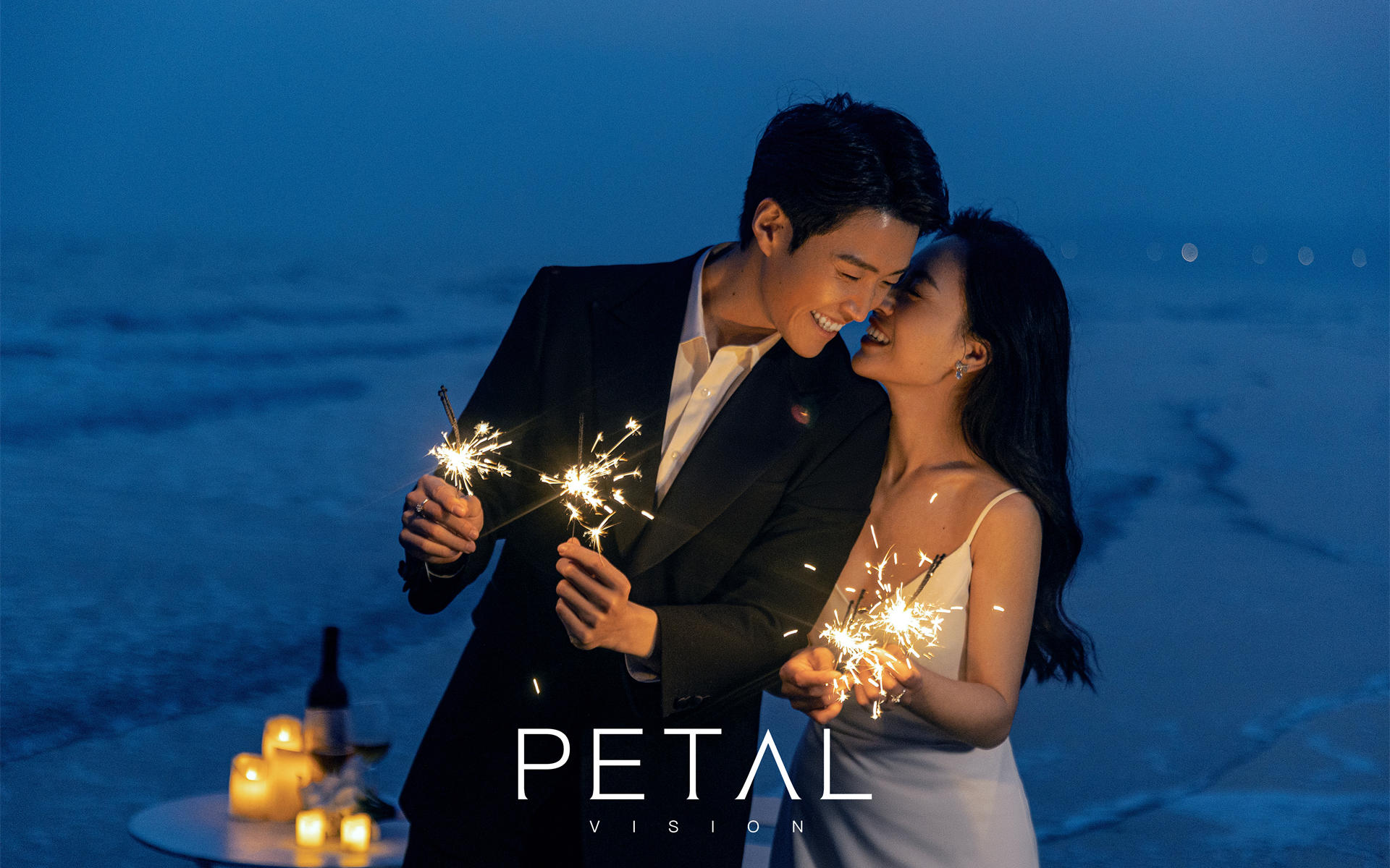 花瓣摄影•简约夜色海景