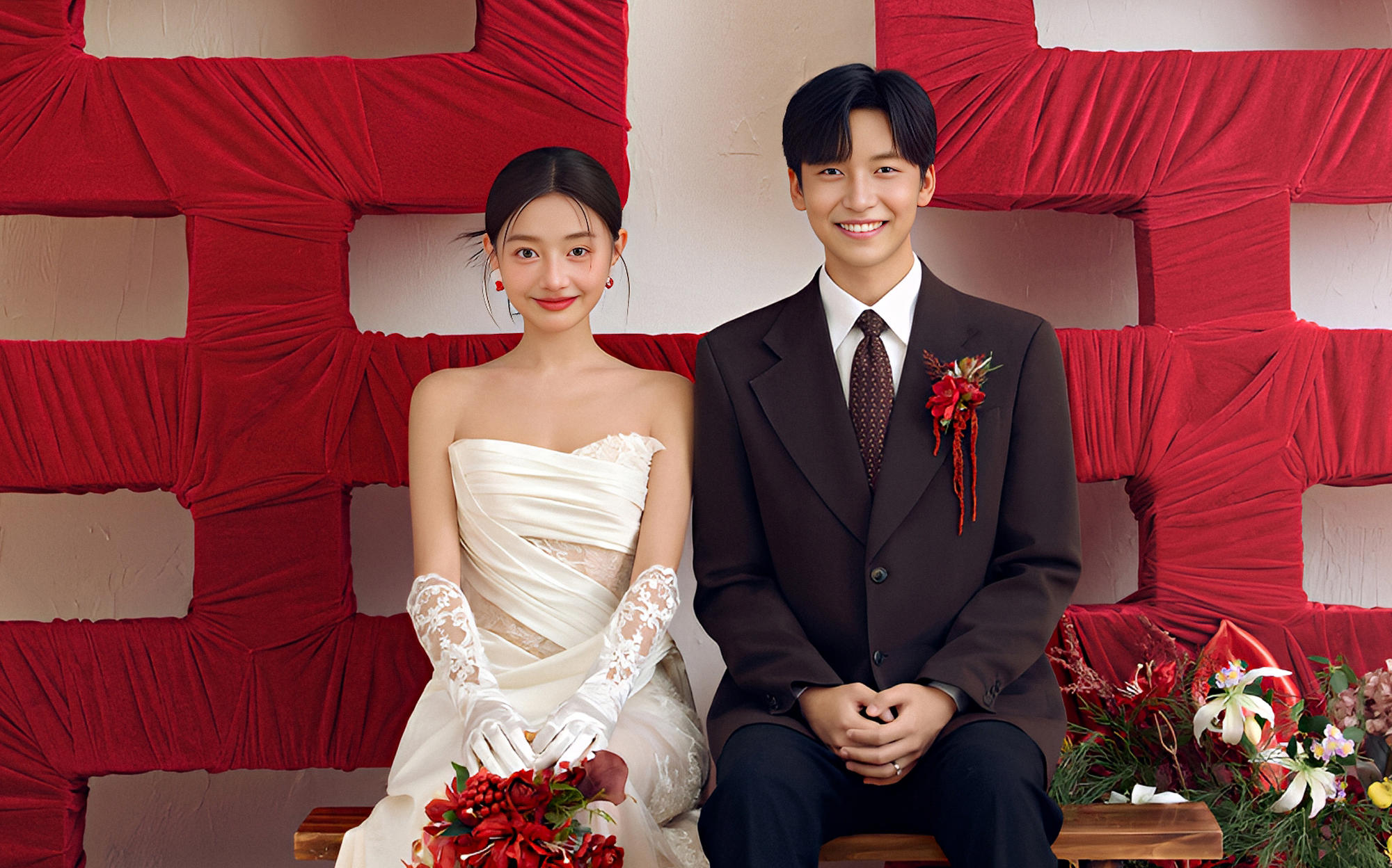 我也不心动啊❤️可这是喜嫁婚纱照