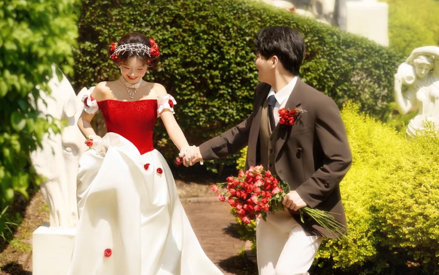 【優(yōu)格】被驚艷到！室外法式油畫婚紗照也這么好看