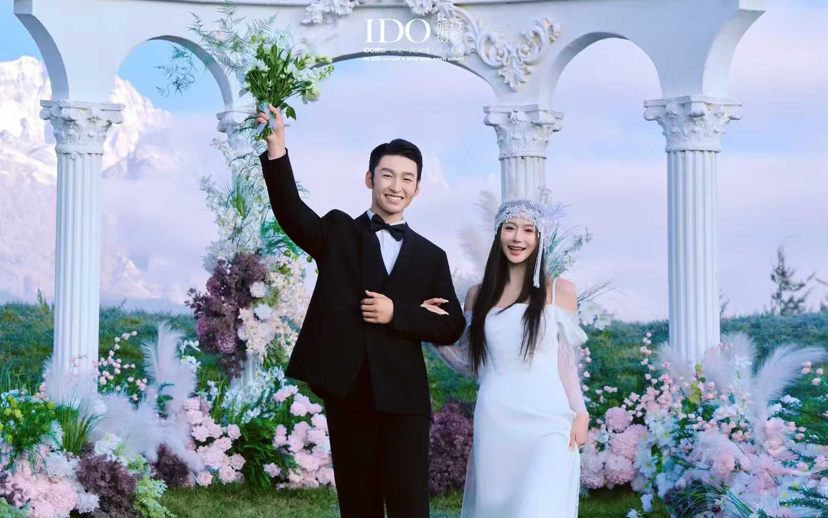 浪漫花園風(fēng)｜白紗婚照的儀式感