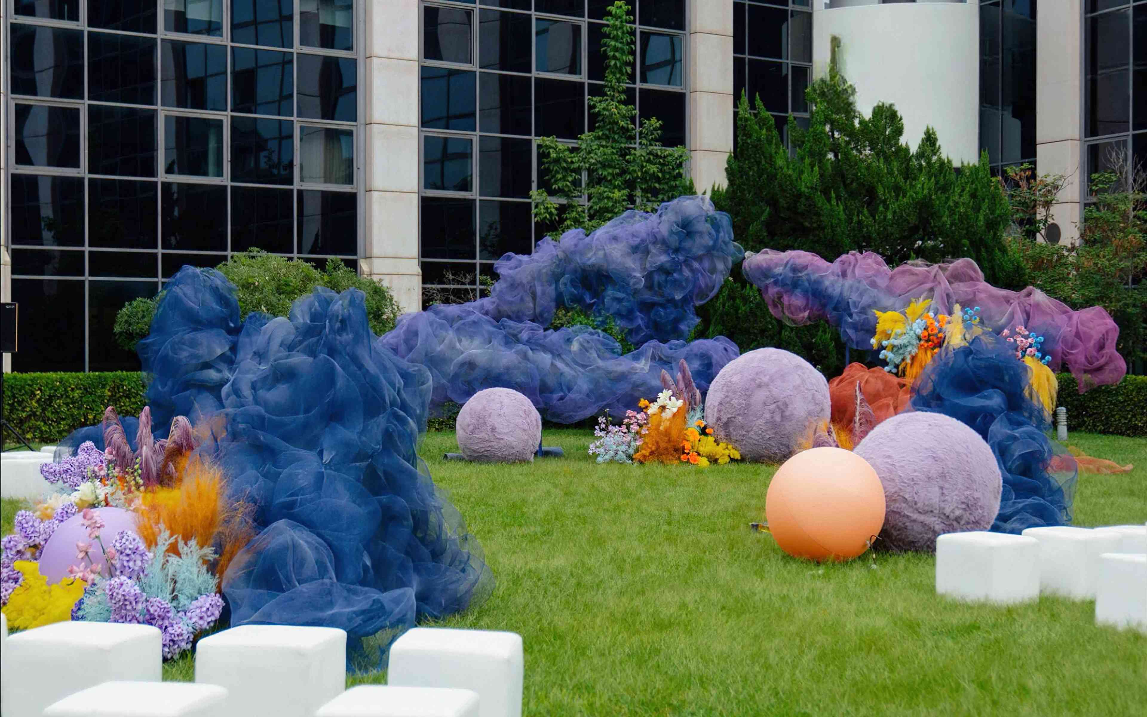 超现实自然主义艺术装置主题婚礼