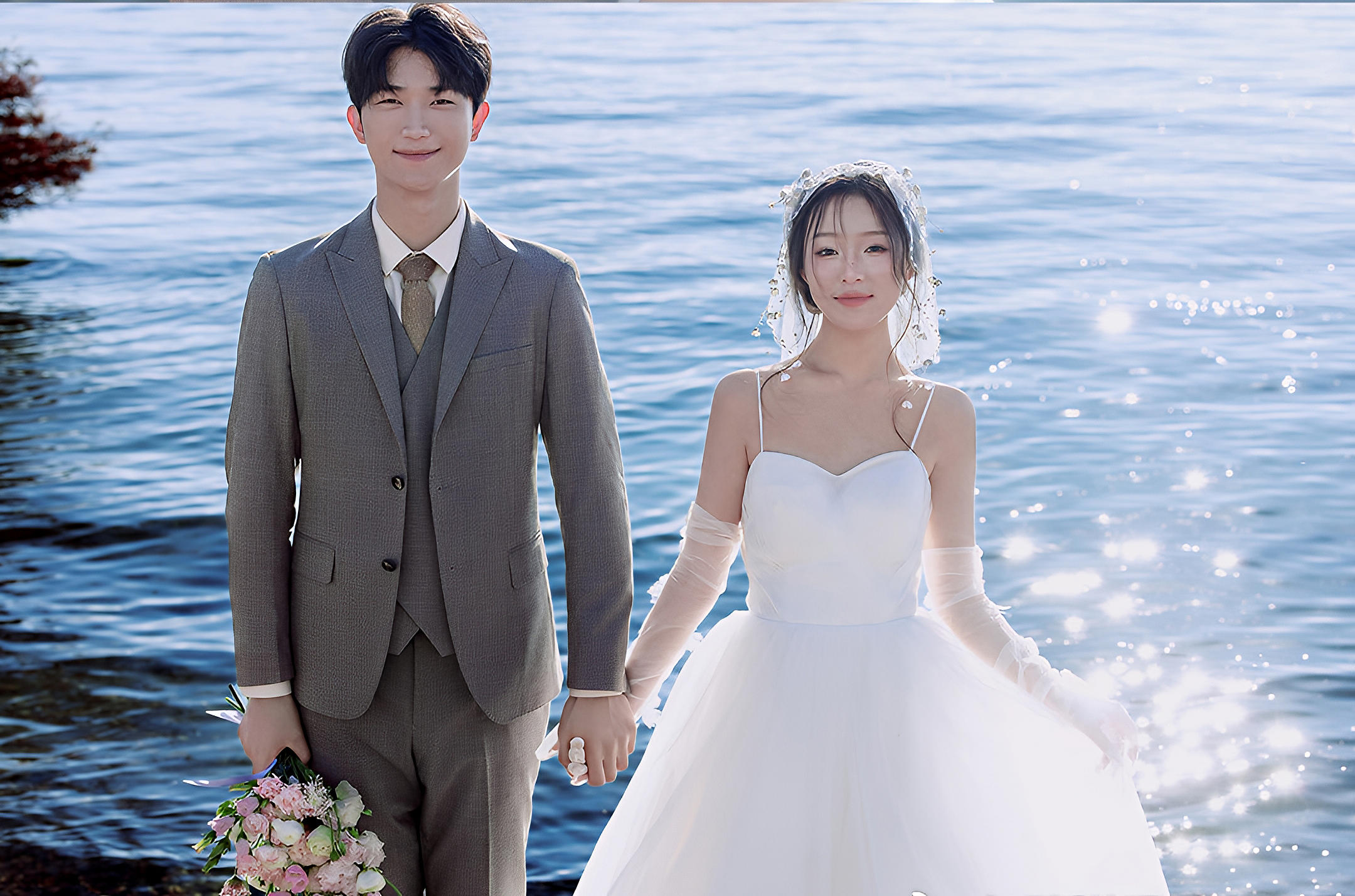 小众清新氛围感海景婚纱照太美了💕这感觉谁懂啊❗