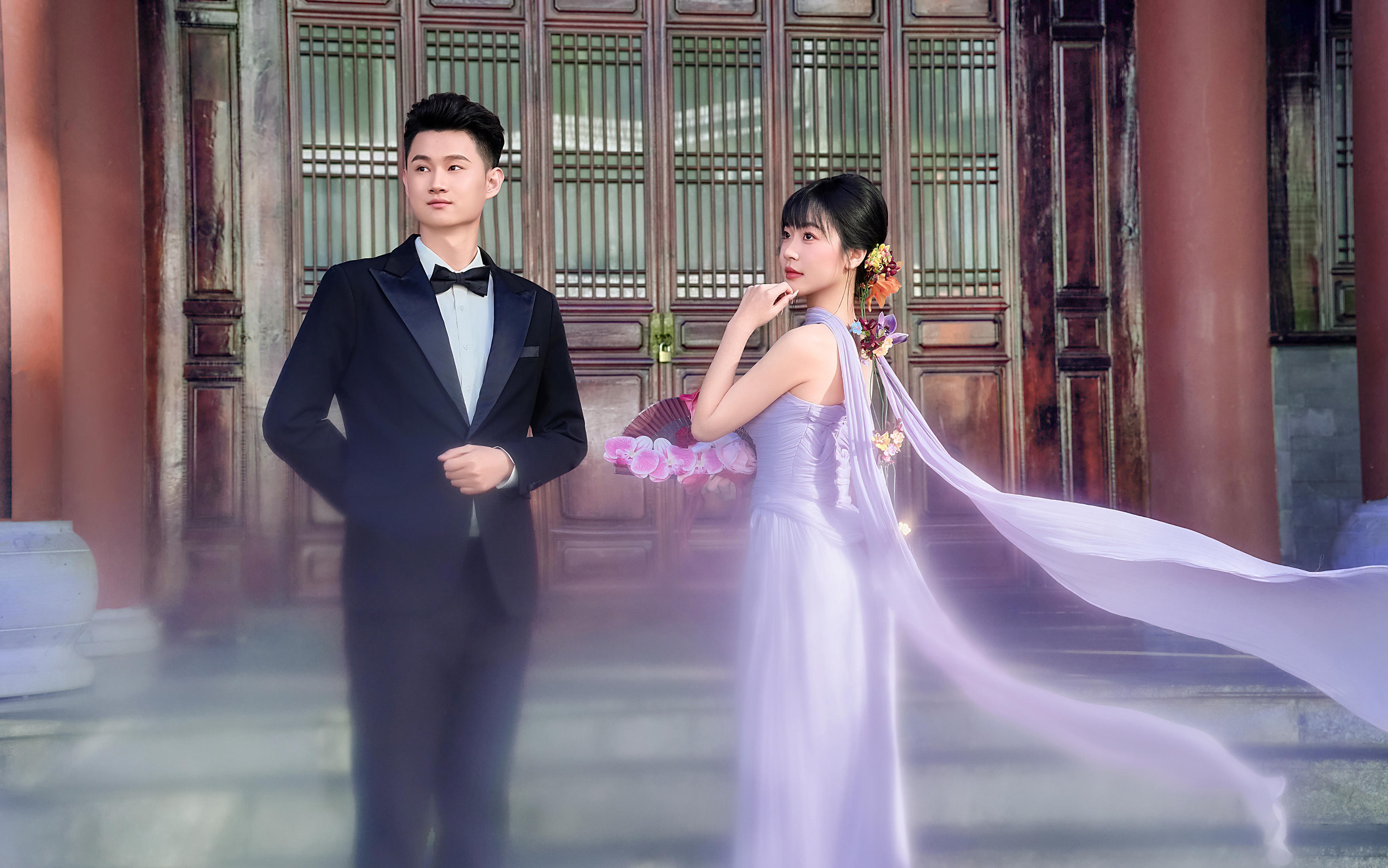  鎖水閣在逃婚書｜我們的新中式婚紗照