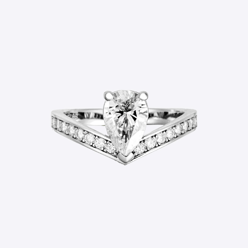 SHINEKEY 光钥  coronation加冕  PT950钻戒  精选D色克拉钻
