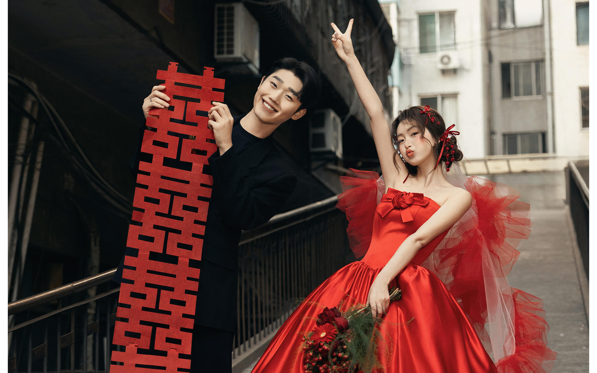 喜嫁风婚纱照这样拍超有生命力（岁岁欢）