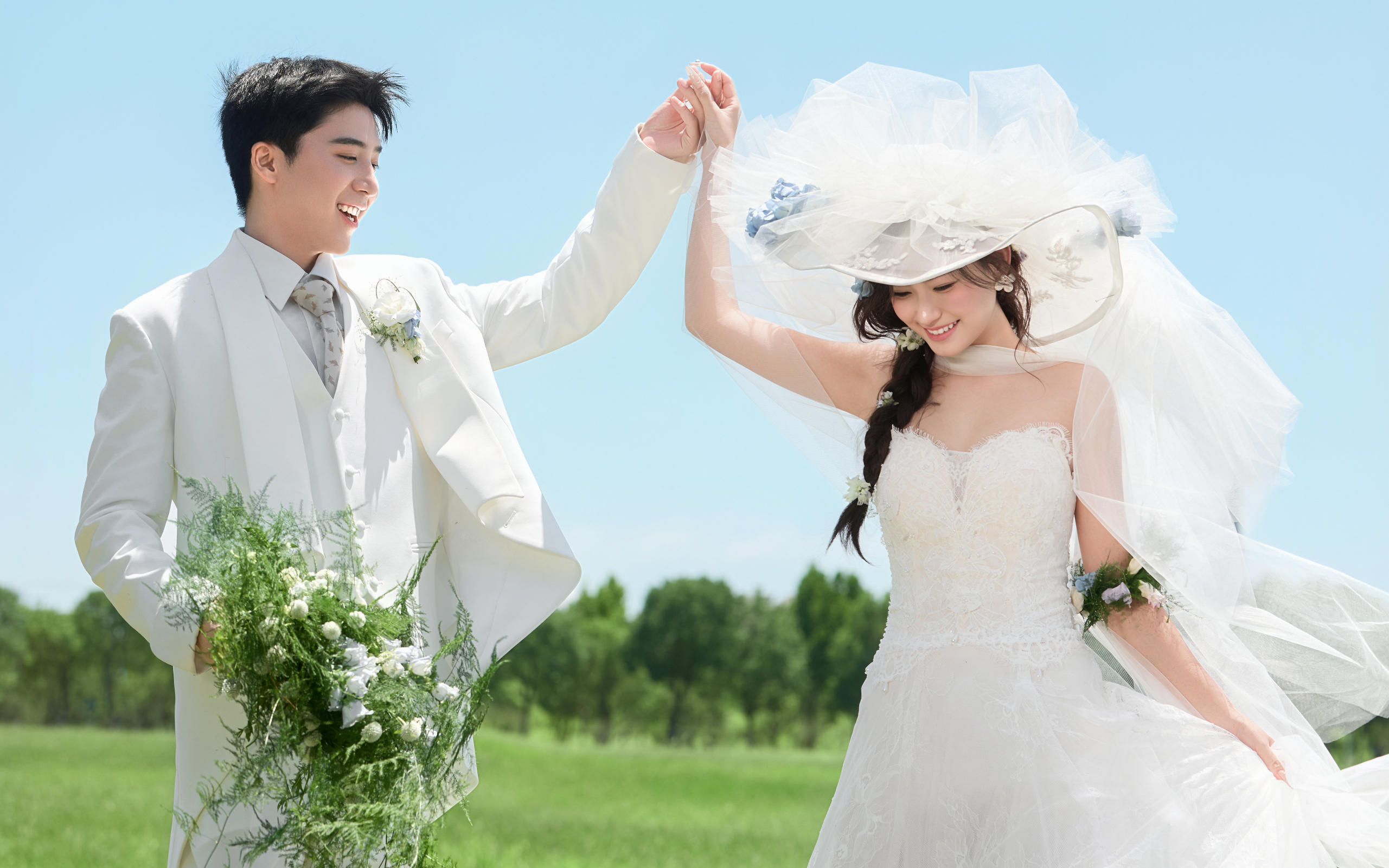 藏不住的浪漫🍃好喜欢我的仪式草坪婚纱照