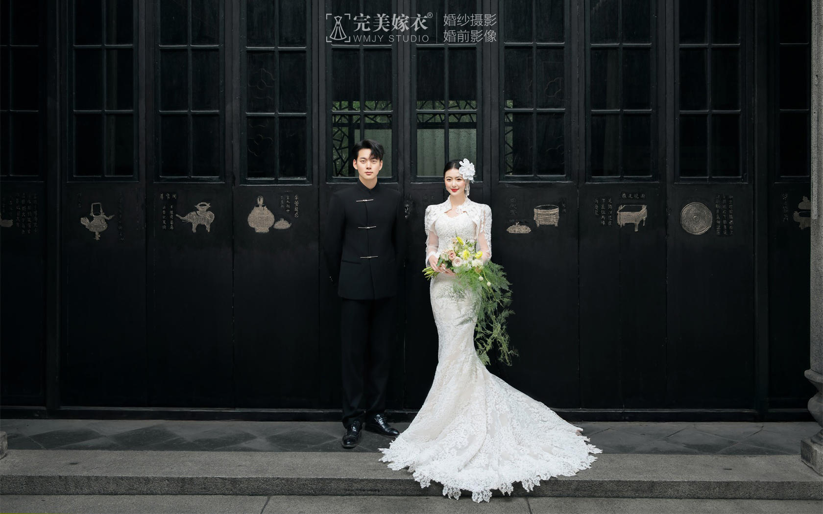 【惟愿】沦陷中式浪漫｜我们的婚纱照美得像一幅画