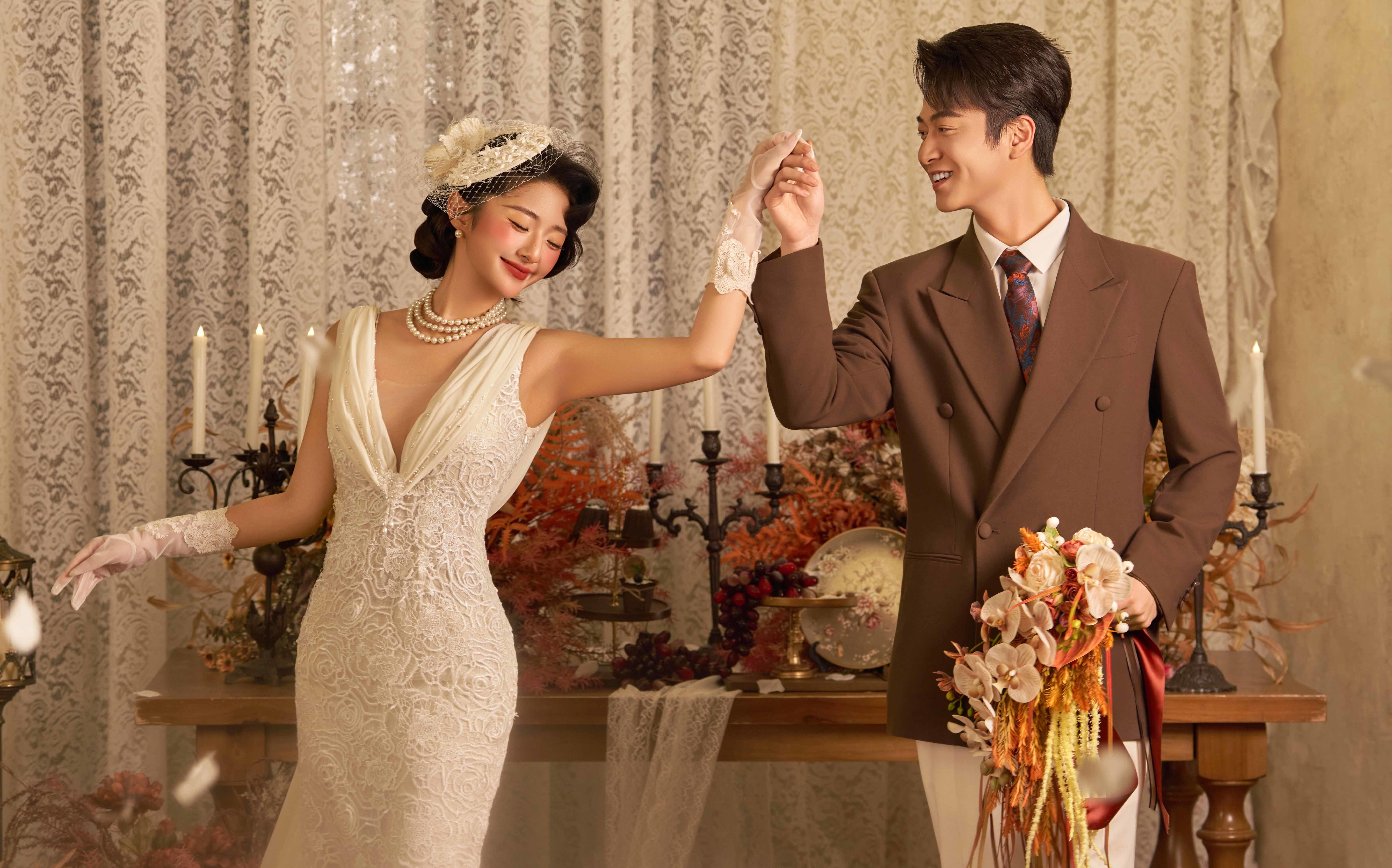 鏡頭下的浪漫億點點的法式婚紗照