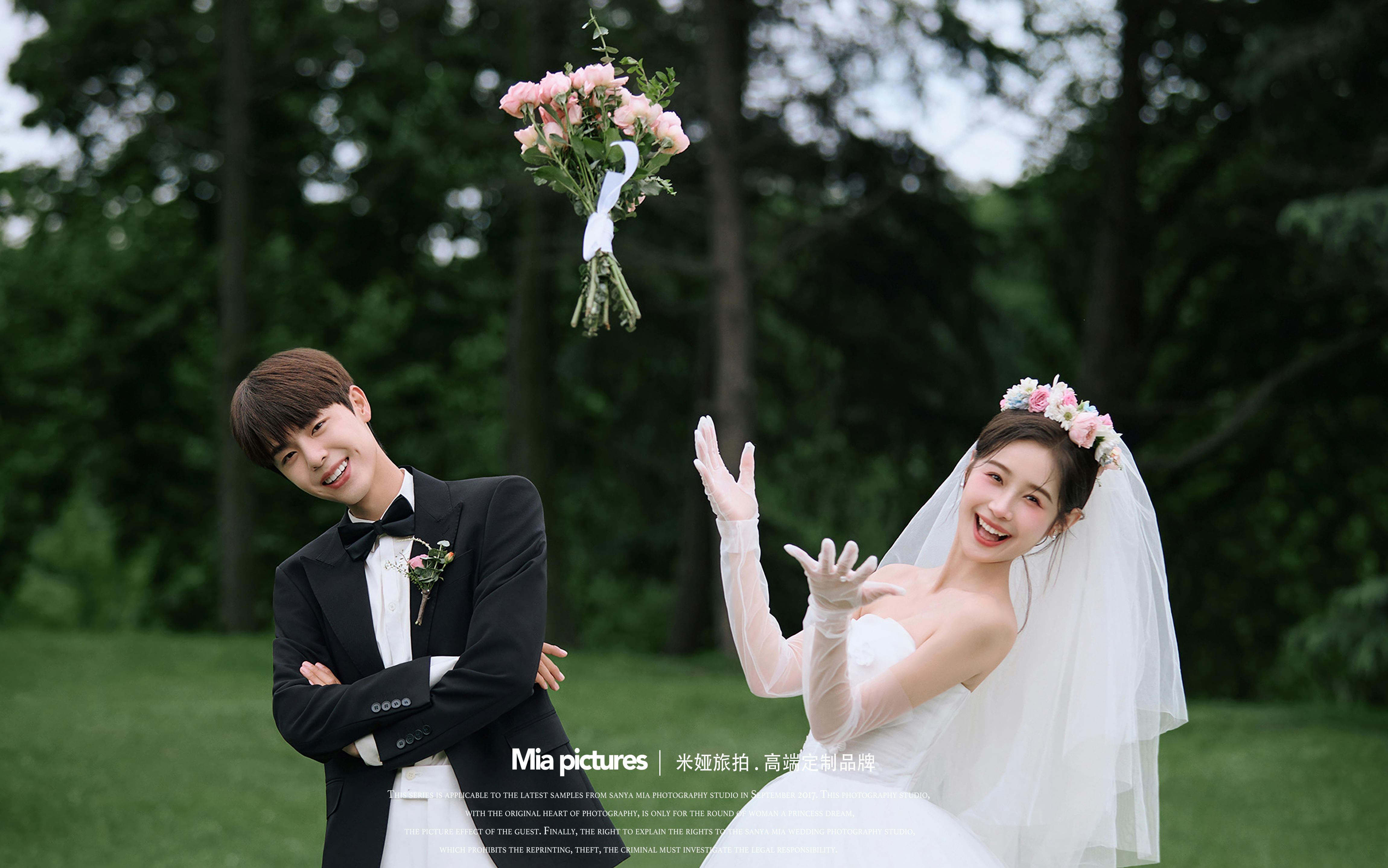等我结婚一定要拍的森系婚纱照~太让人心动啦
