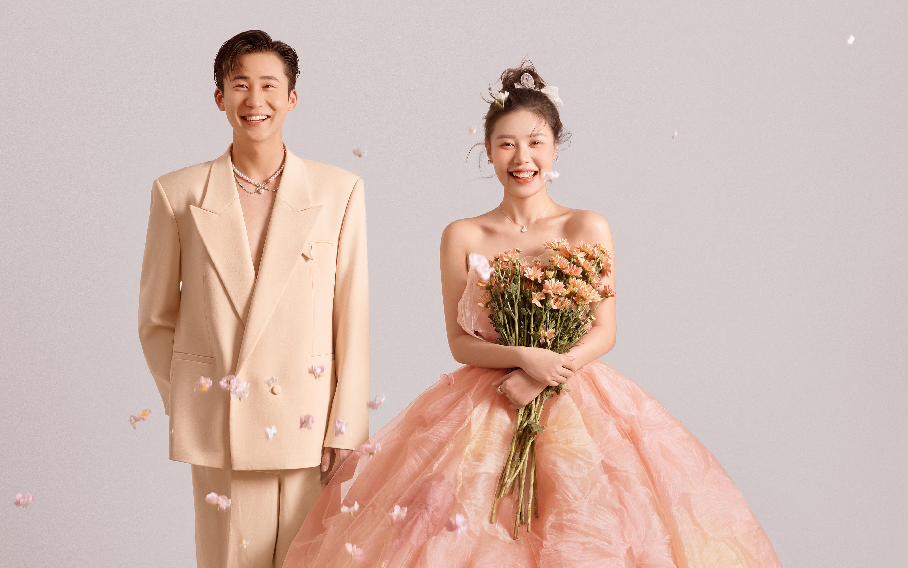 【施华洛摄影】花蕊婚纱🌸浪漫室内婚纱照