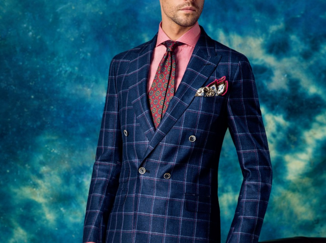 创喜高端奢华进口全毛高支高纱定制西服