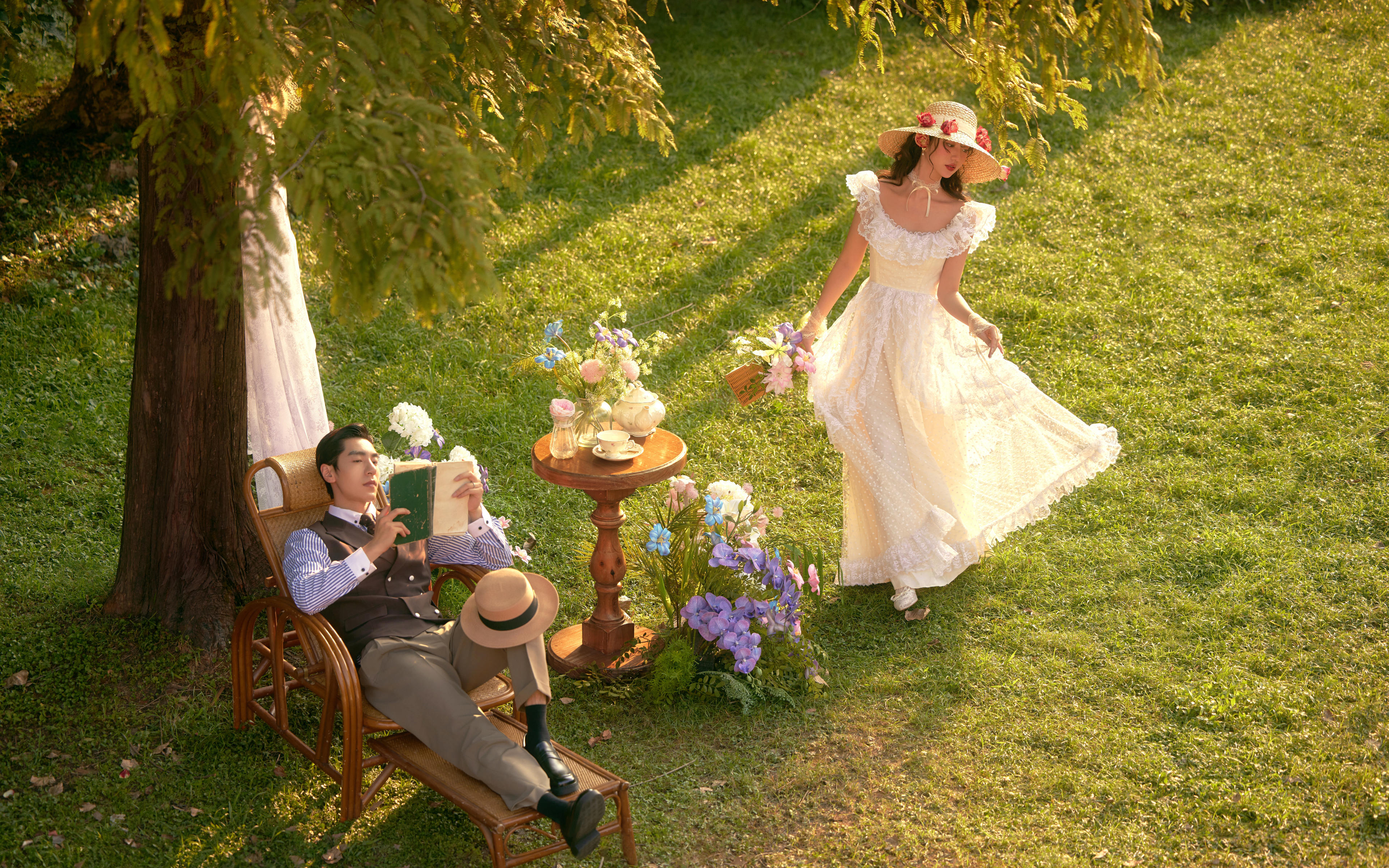 【森系婚紗照】邂逅法式情調(diào)，定格油畫般的慵懶愛意