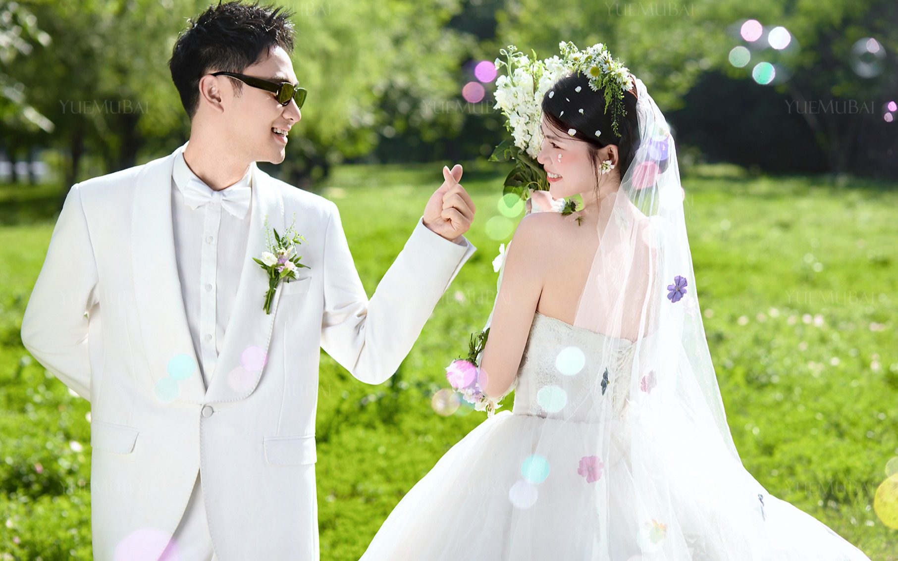 客片分享 | 清新森系婚纱照
