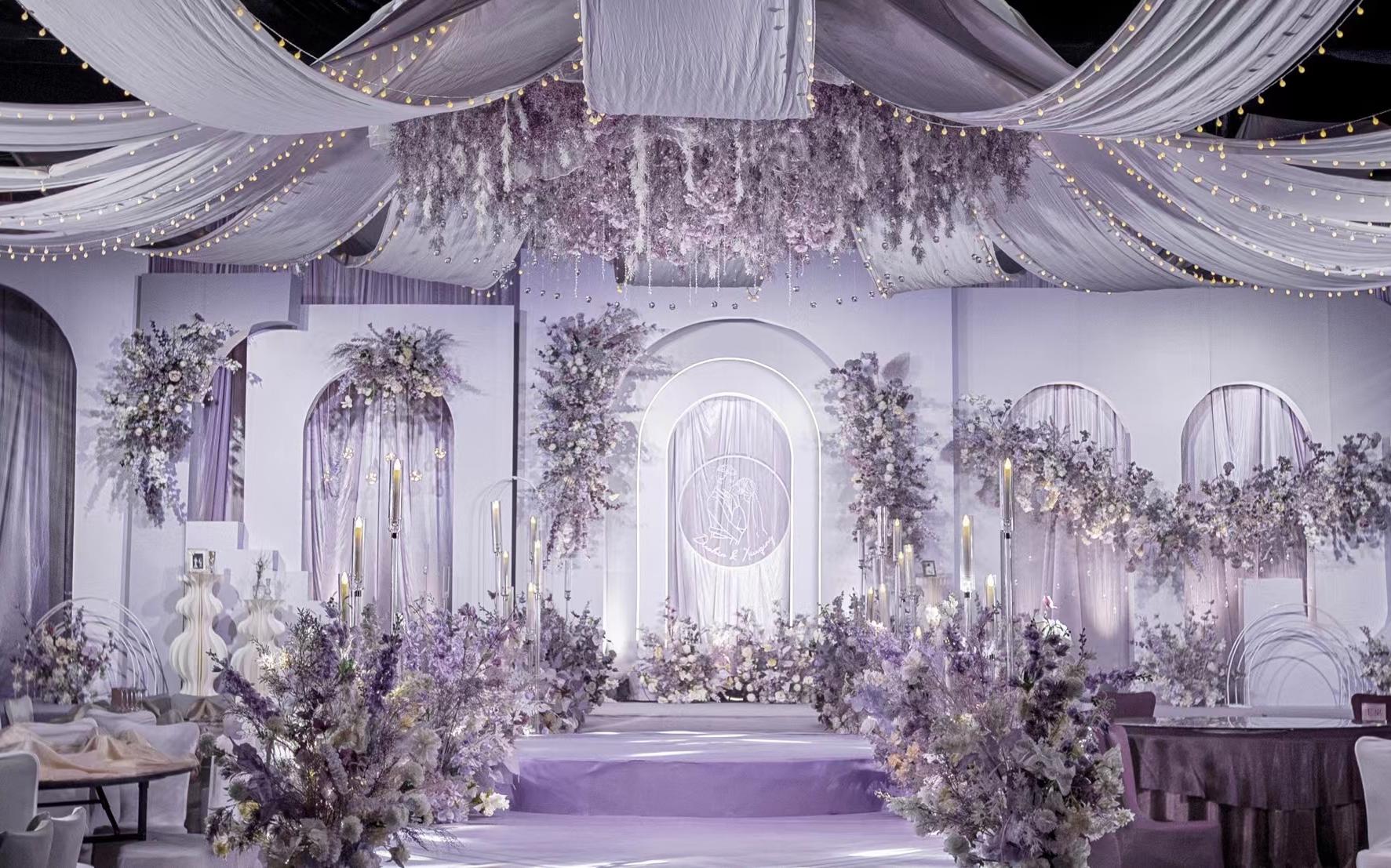 Flora | 奶油紫色婚礼
