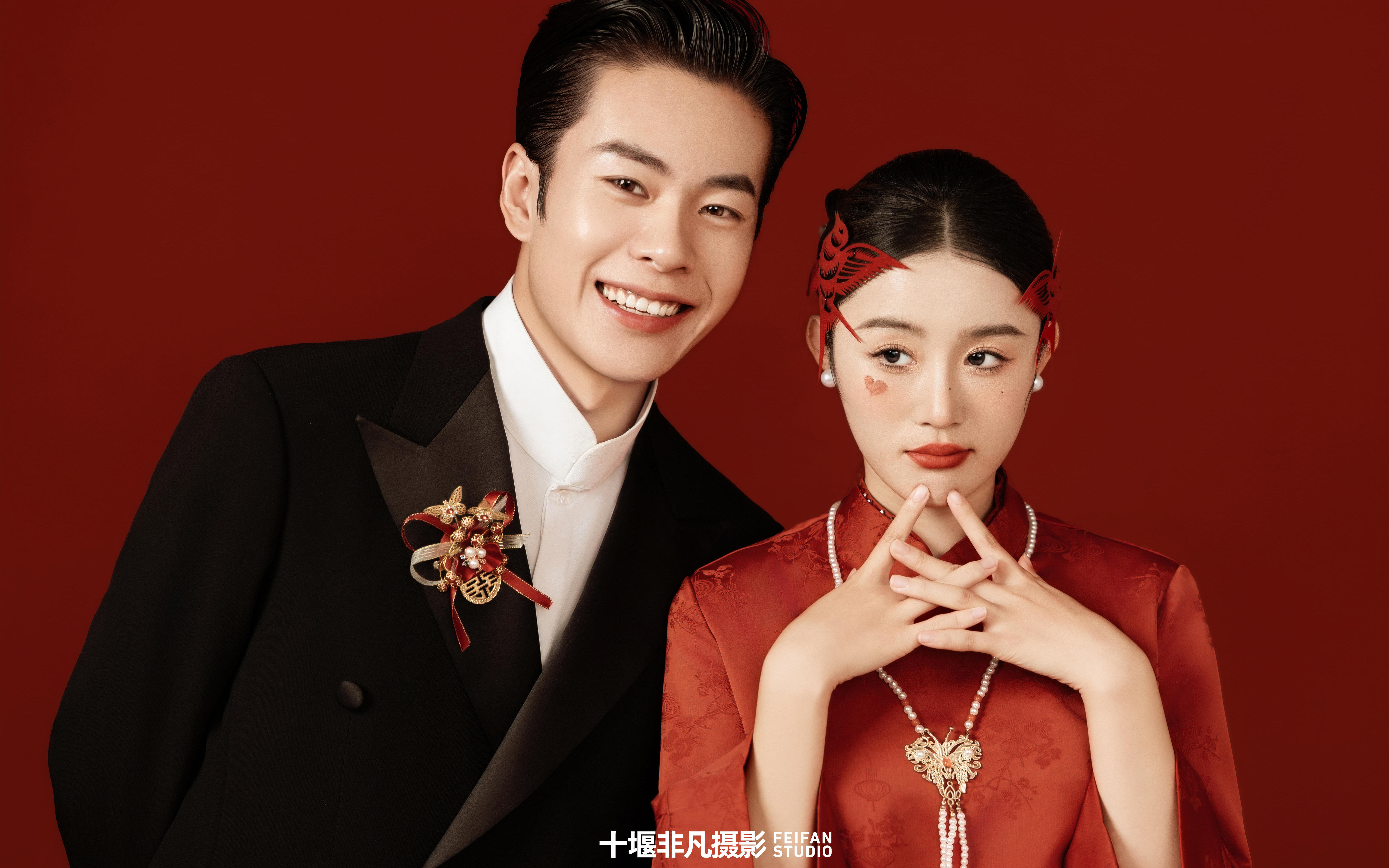 被疯狂追问的新中式婚纱照全家都喜欢~