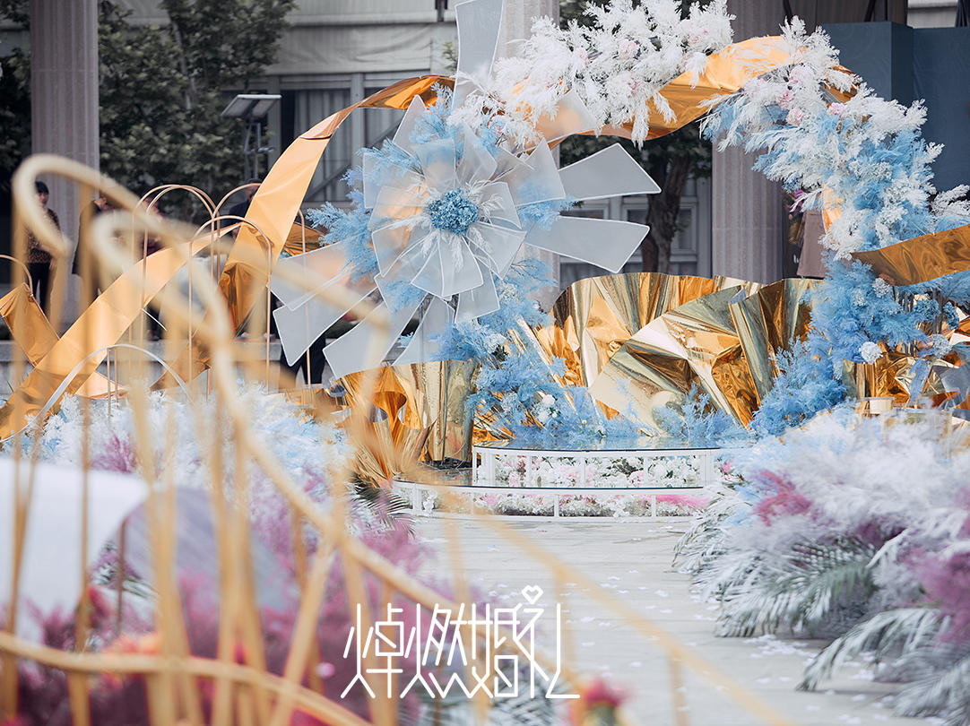 『常州焯燃婚礼』清新秀美户外婚礼