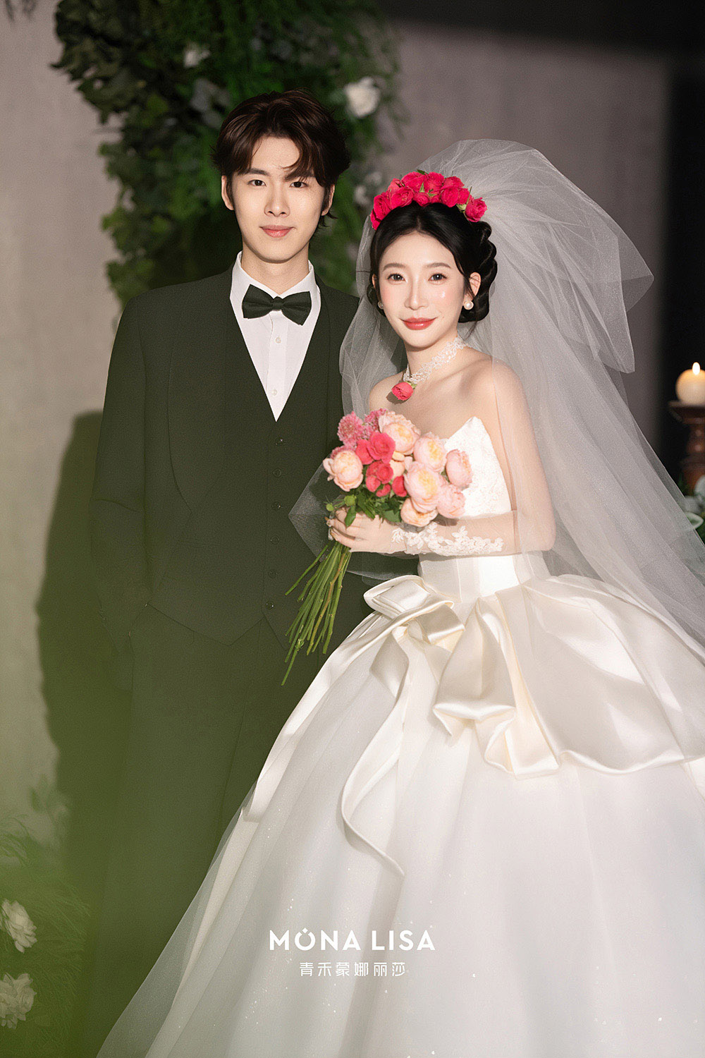 少女心爆棚的梦幻花海婚纱照｜高级与纯爱