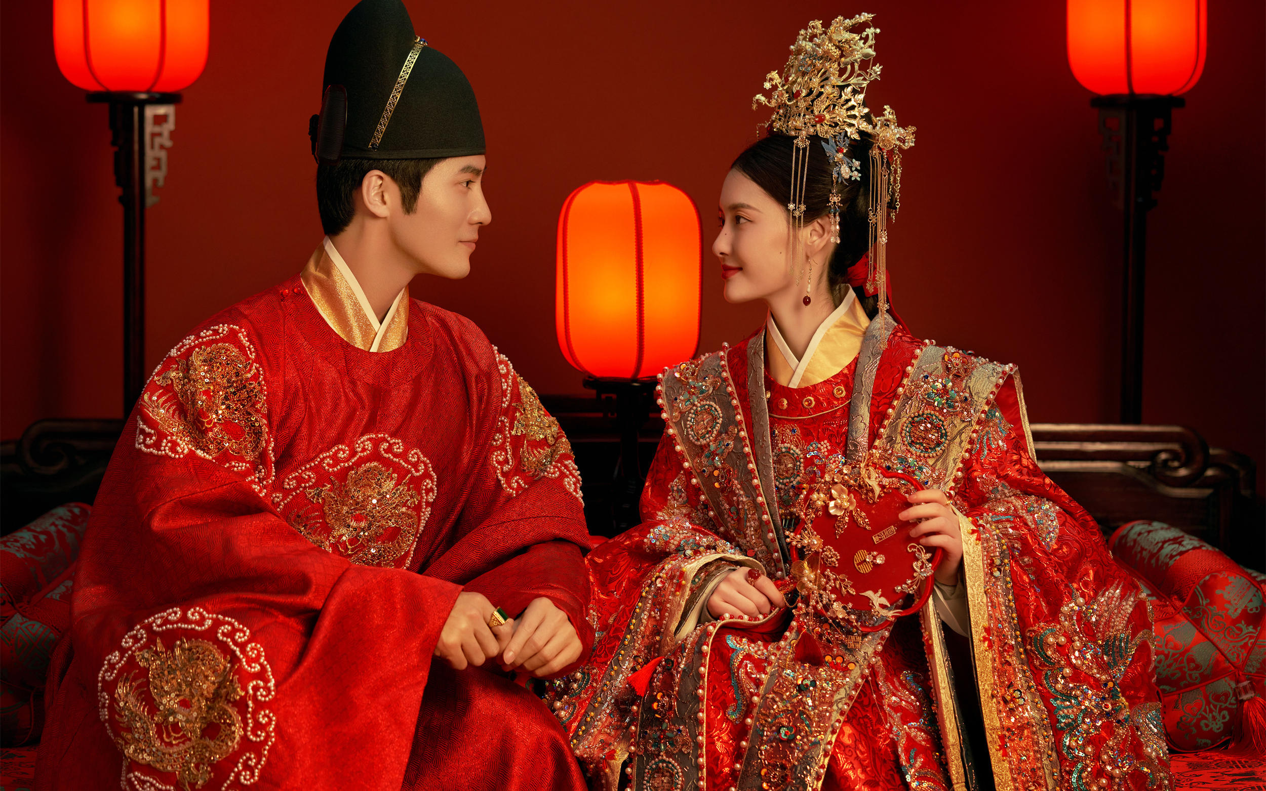 跨越时空的浪漫🌹明制汉服婚纱照，缔结千年情缘