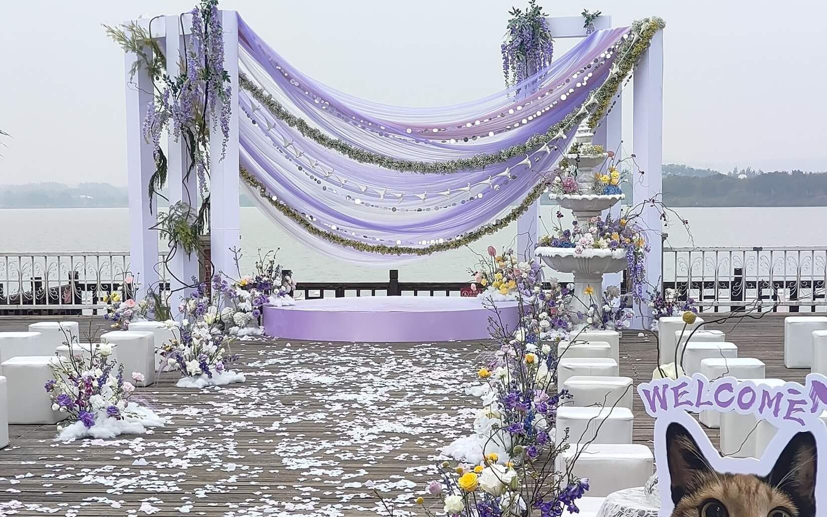 手机live|俘获少女心紫色莫奈花园～