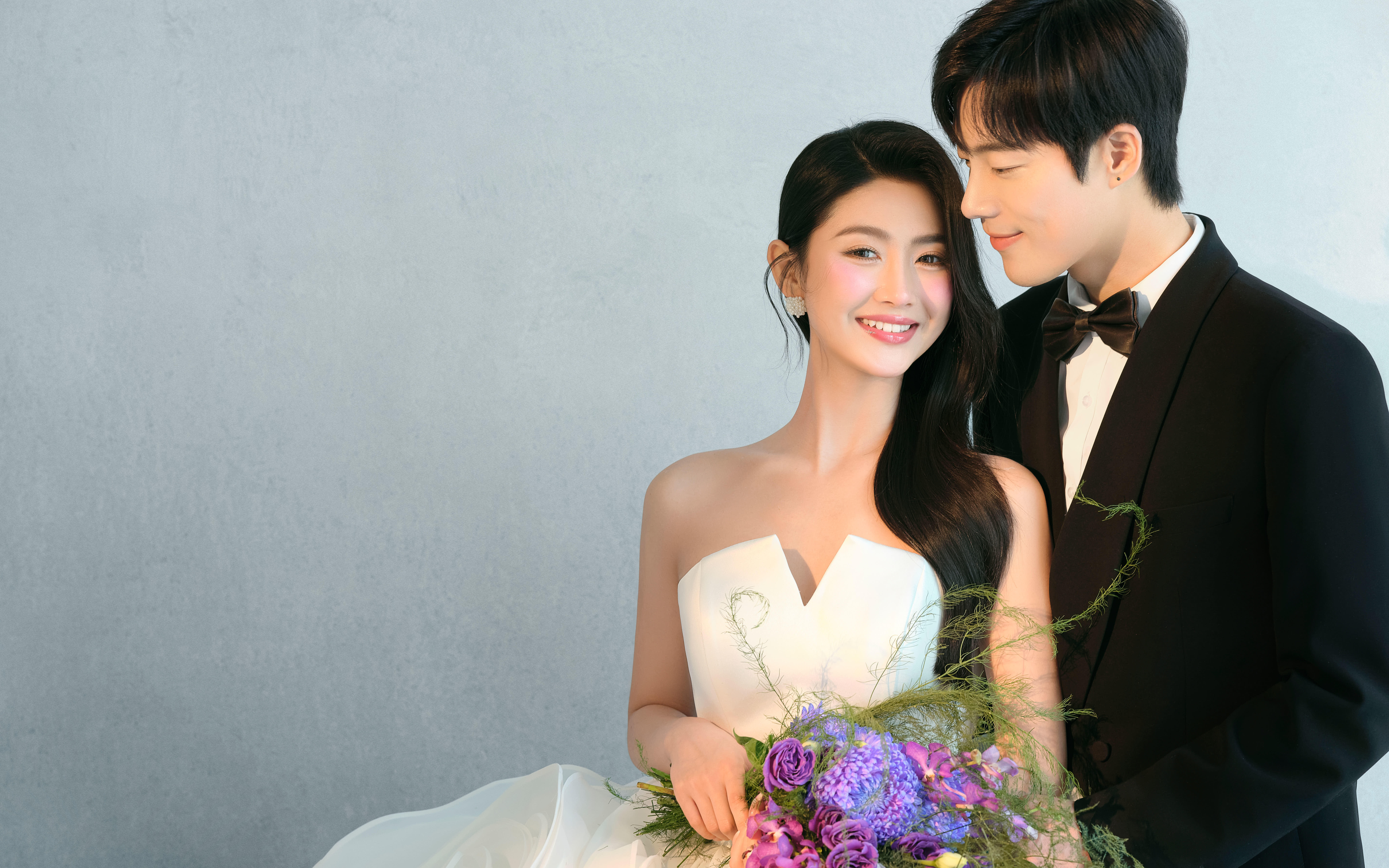 是心动啊！温柔到骨子里的韩式极简风婚纱照