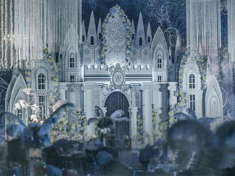 【萧山埃菲尔婚庆】蓝色城堡婚礼