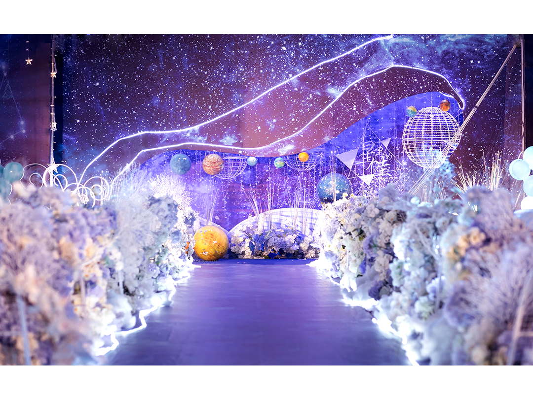 爱尔语典   蓝色星空婚礼