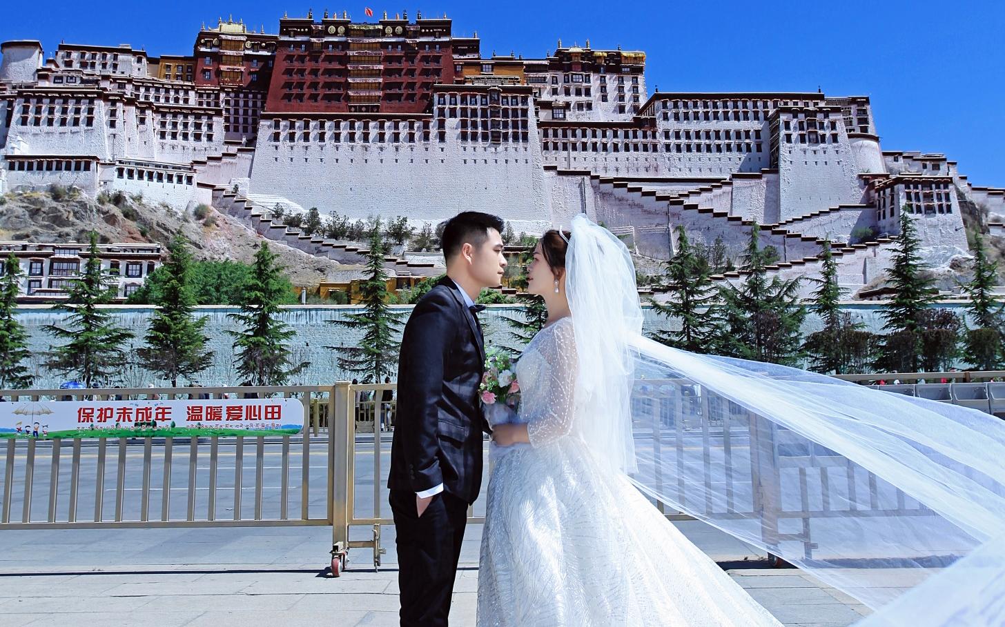 西藏拉萨婚纱照客片欣赏
