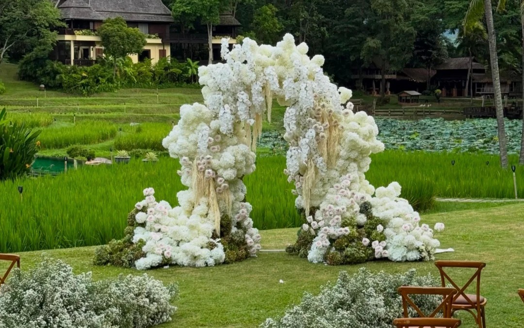 喜橙婚礼|小众花园流苏婚礼