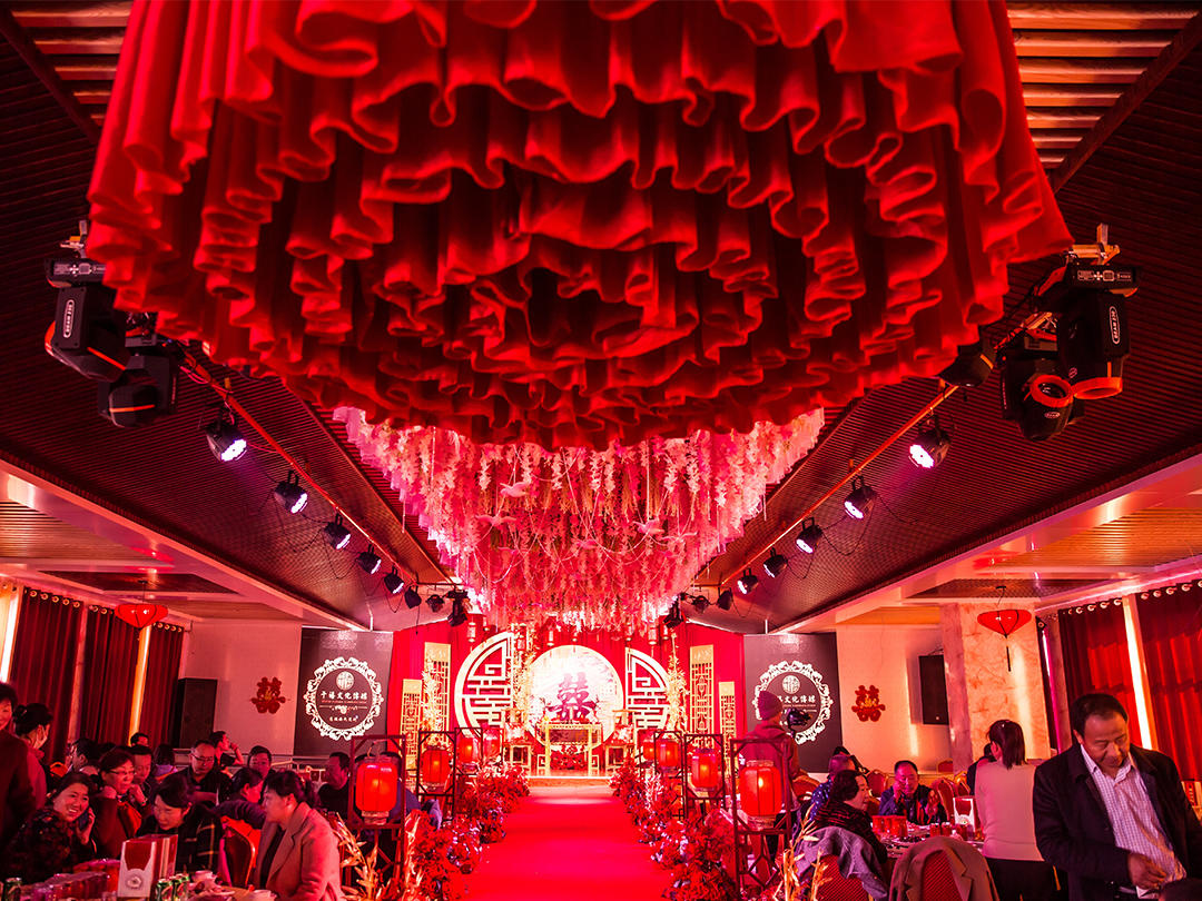 【千禧婚礼】新中式|红蓝撞色婚礼