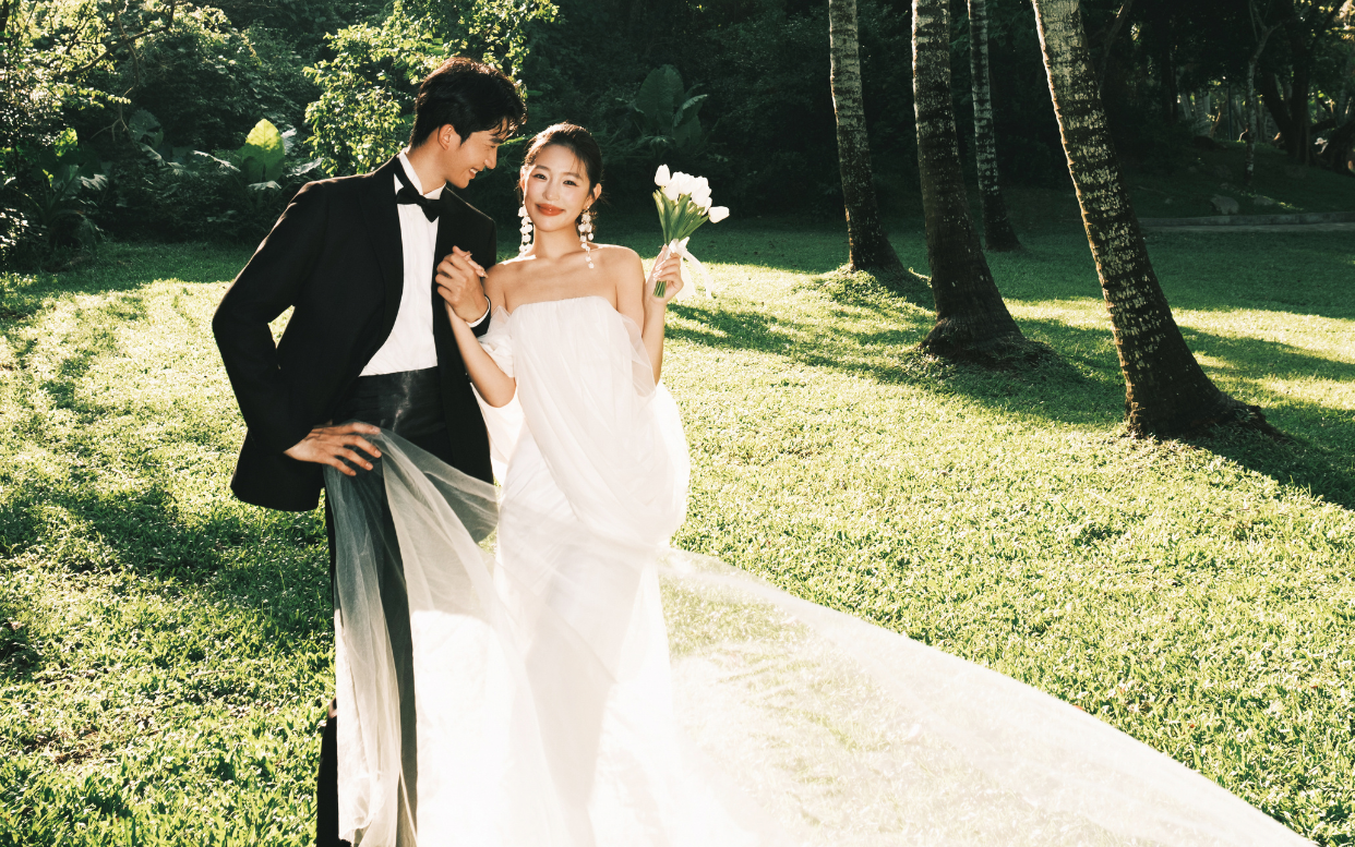 不拍海的另類三亞婚紗照，森系膠片絕了