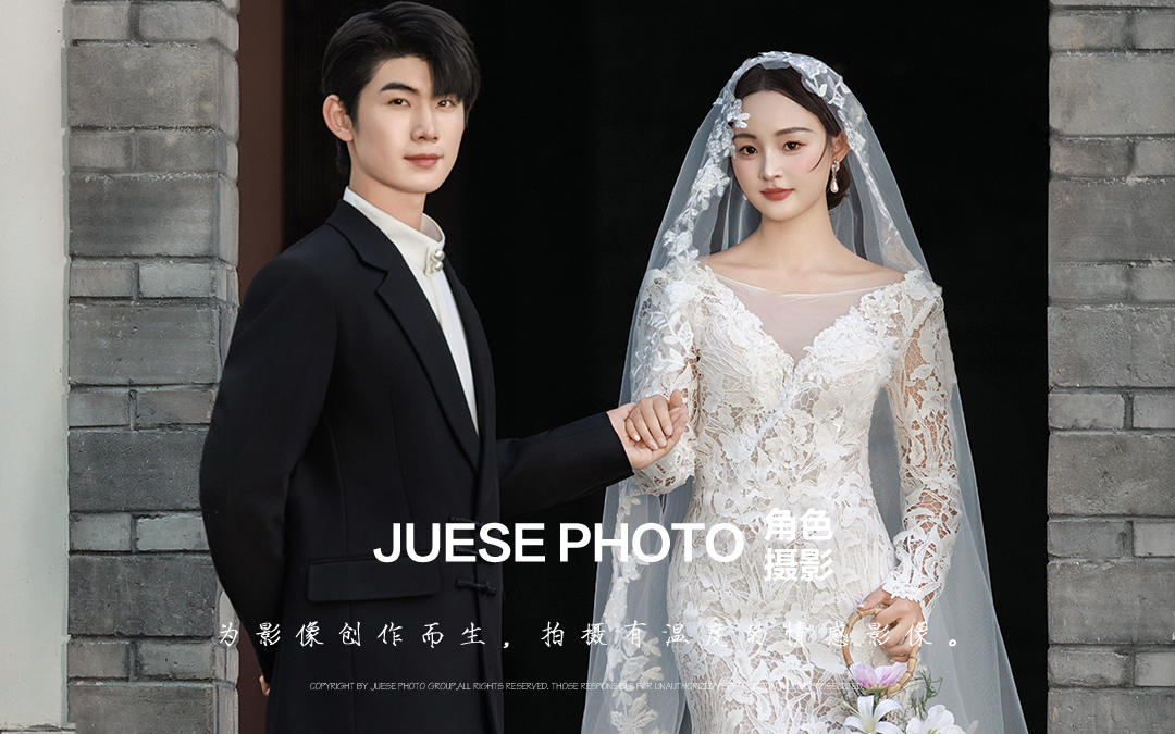 园林作画｜我们把新中式婚照，拍成了水墨诗