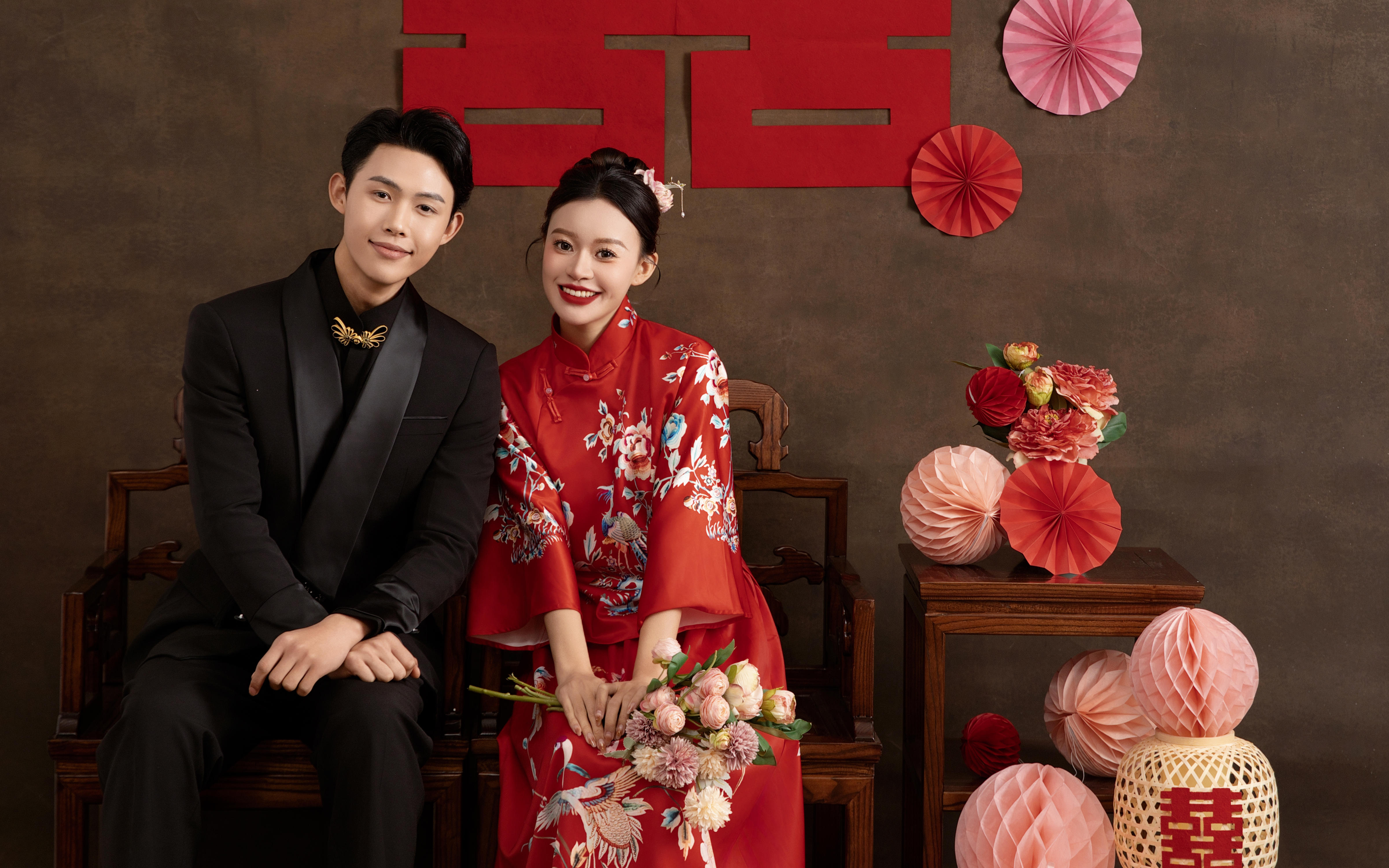 唯美风结婚登记照/最美结婚证件照