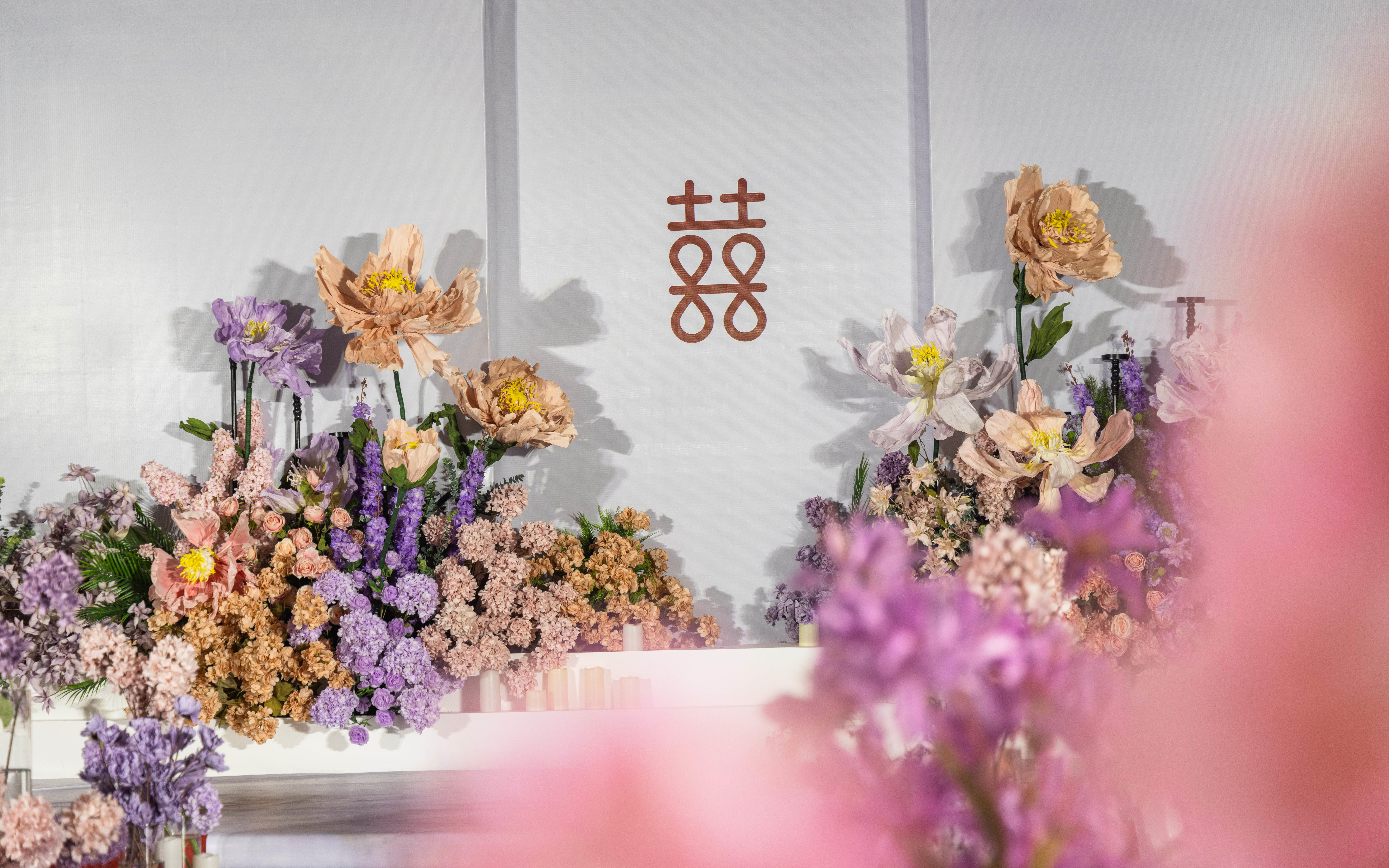 紫色系極簡風(fēng)婚禮-都江堰皇冠假日酒店