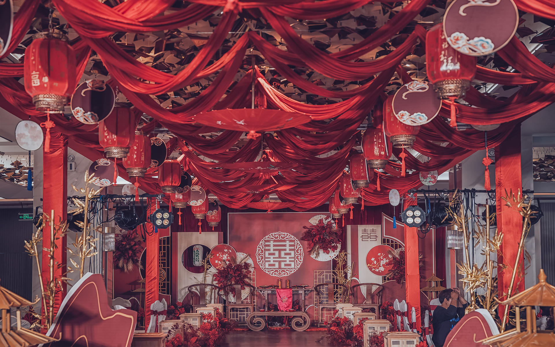 【大众影像婚礼-鸾凤和鸣】汉英酒店-红色-中式