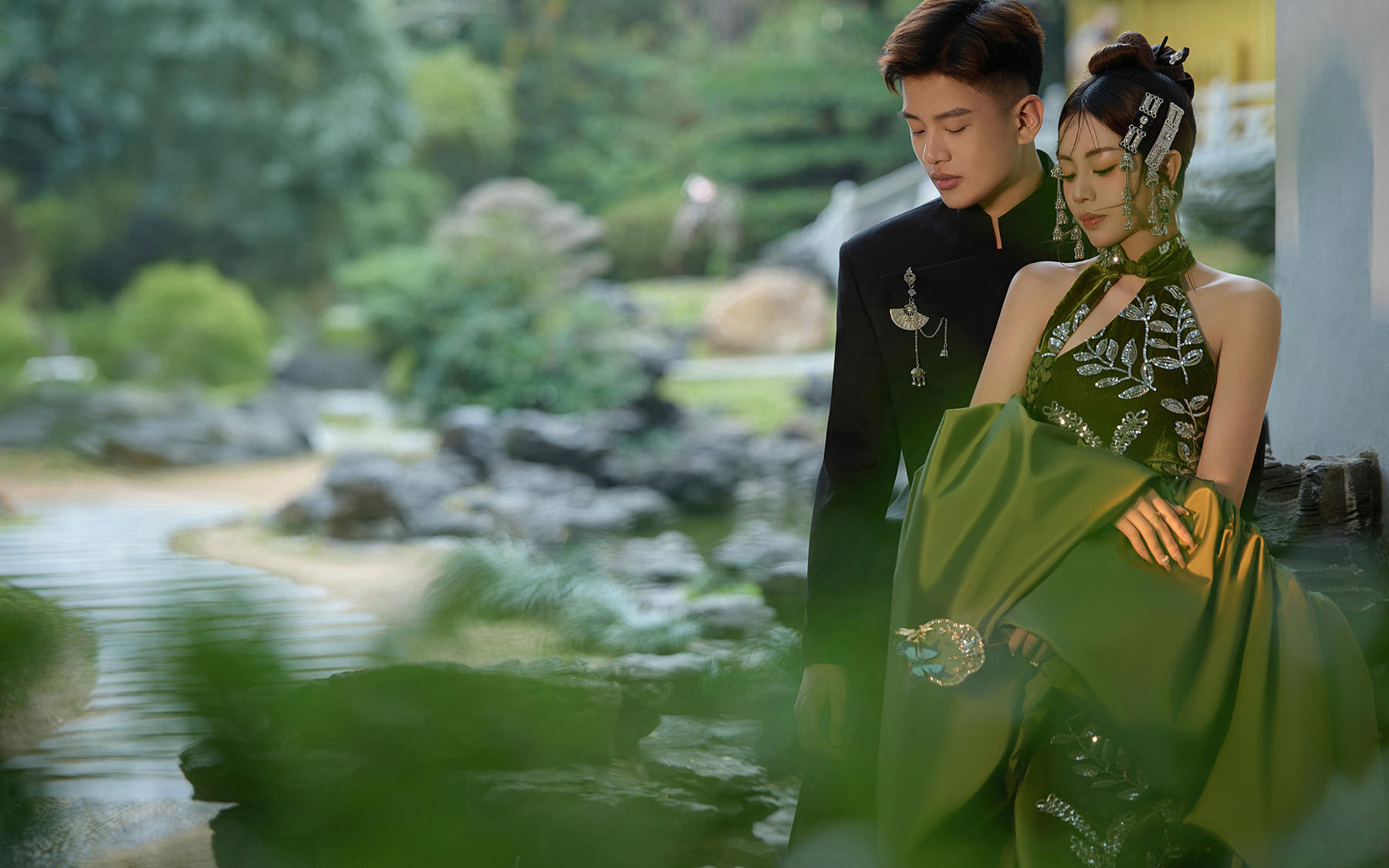 【真实客片】园林婚纱照丨黄晓格&张达诚