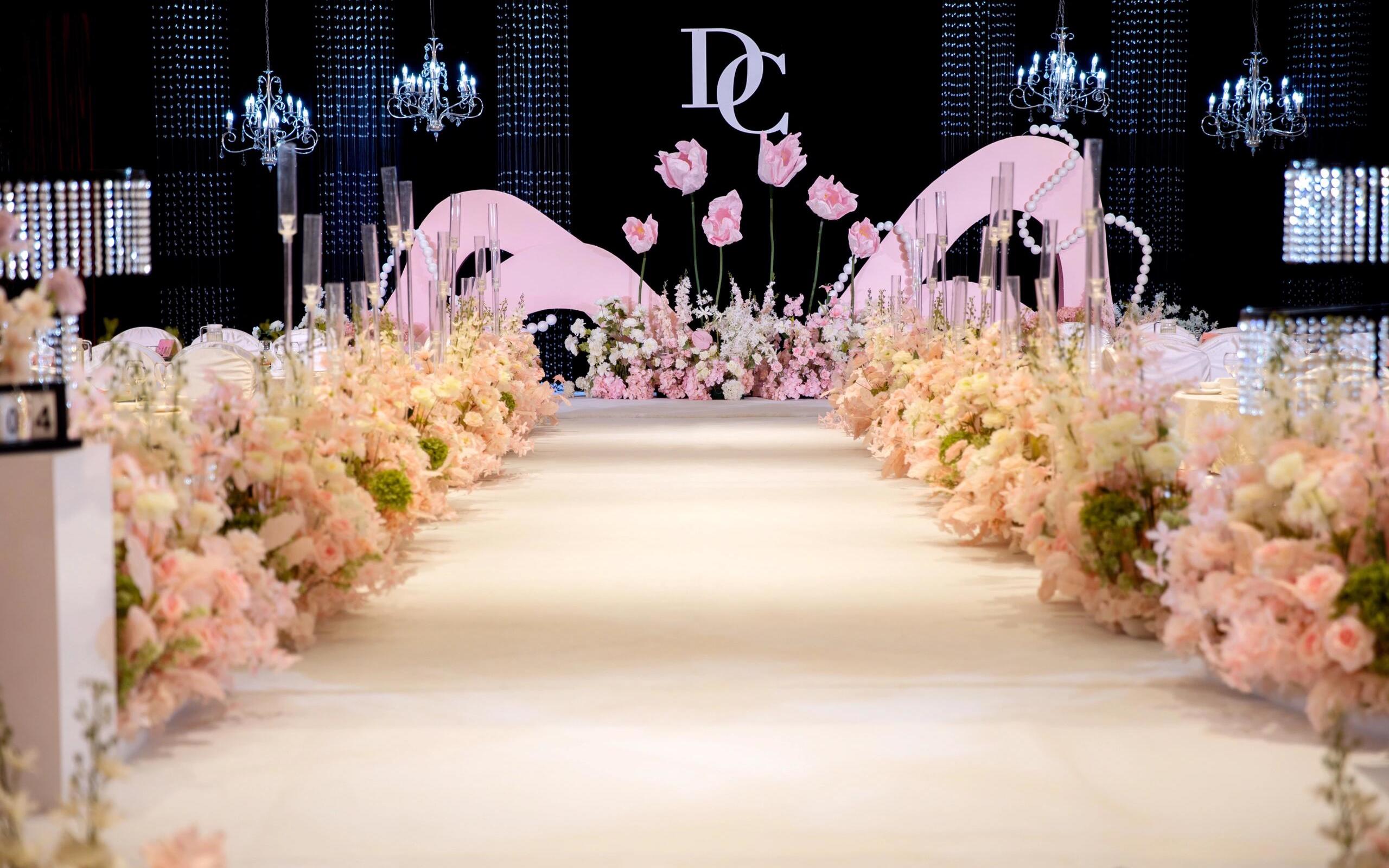 MEMO美慕|粉色郁金香婚礼