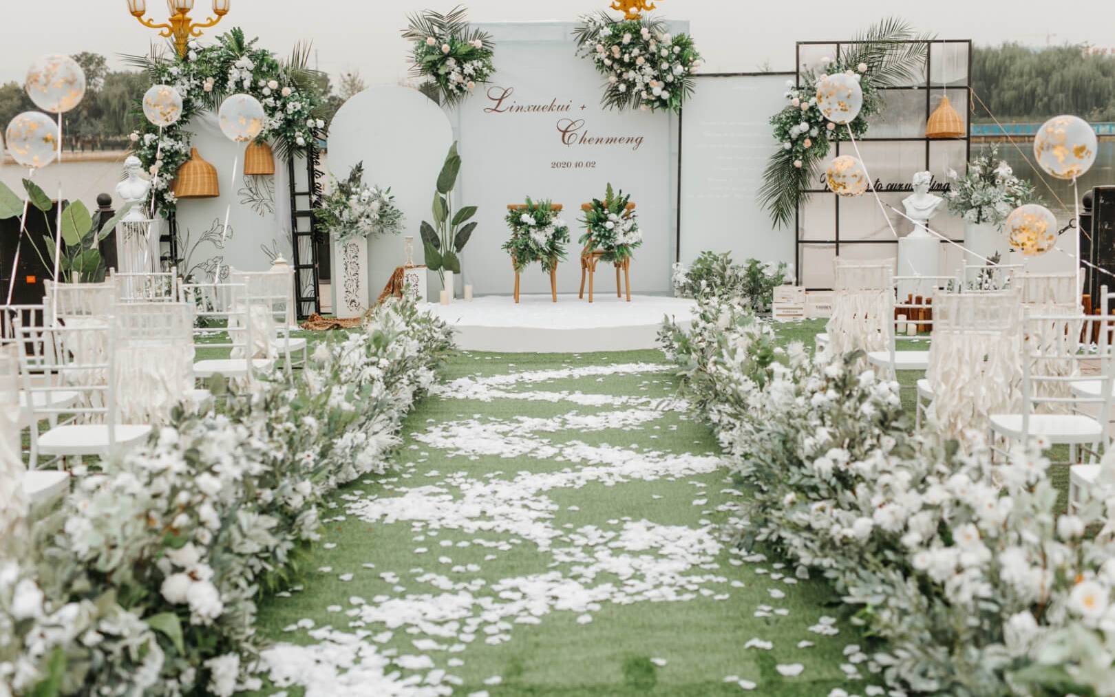 回归纯真森系小清新户外婚礼