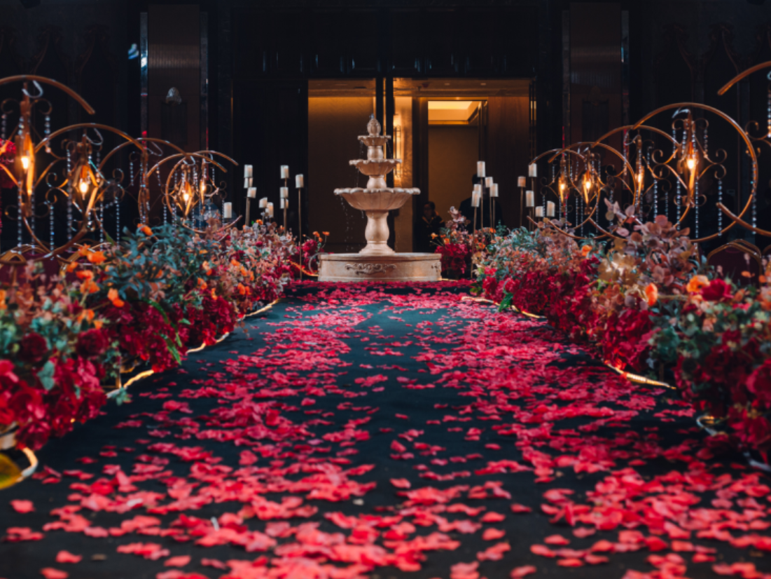 【萝亚婚礼】红色复古婚礼现场