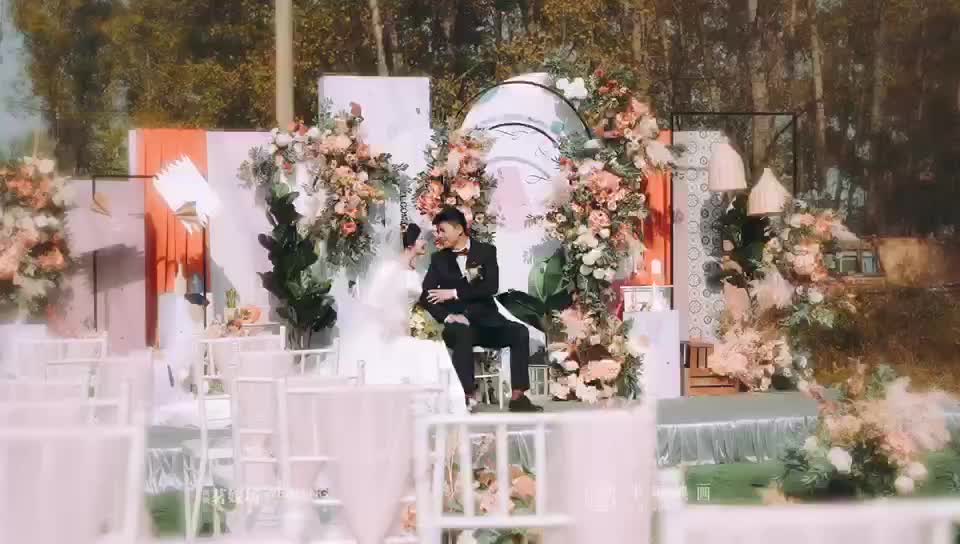 2020法式橙黄户外婚礼 套系