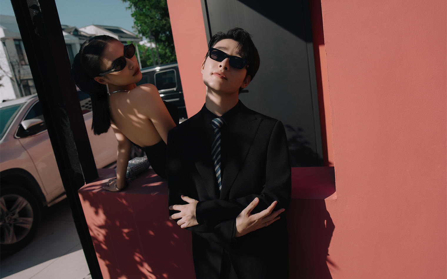 小众高级感街拍婚纱照