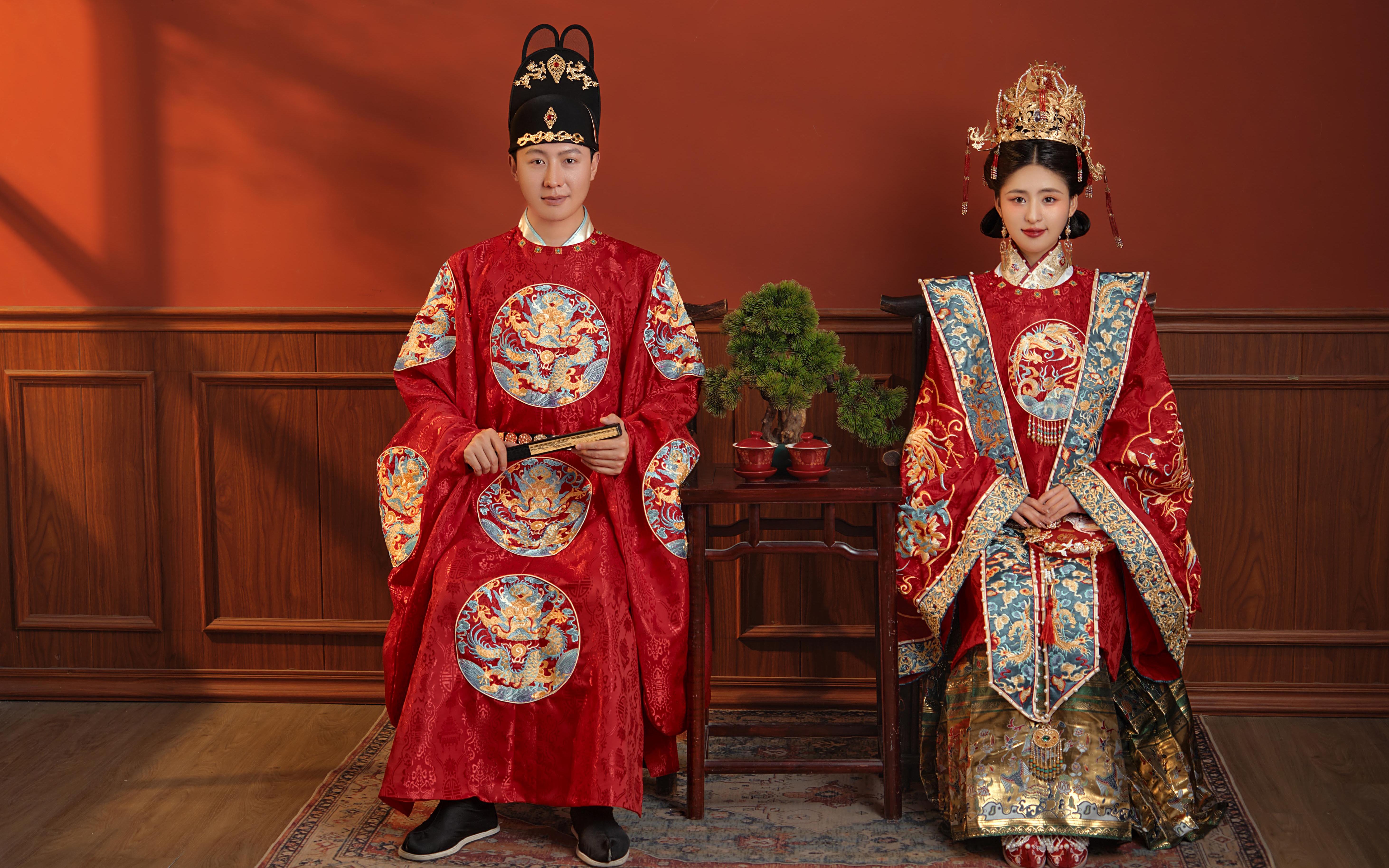 凤冠霞帔/穿越千年的中式国风婚纱照
