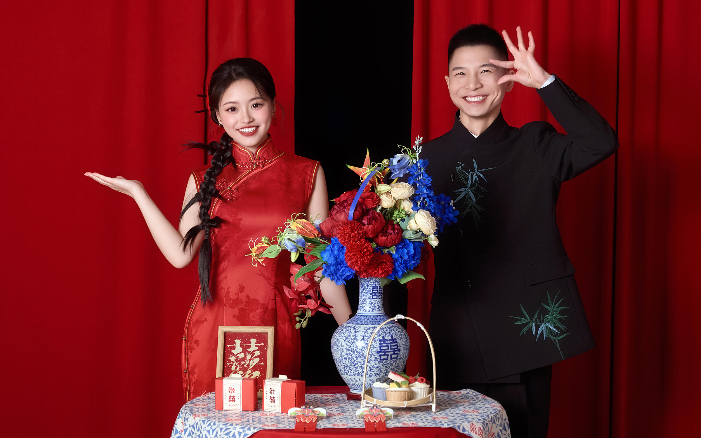 客片分享~内景喜嫁婚纱照