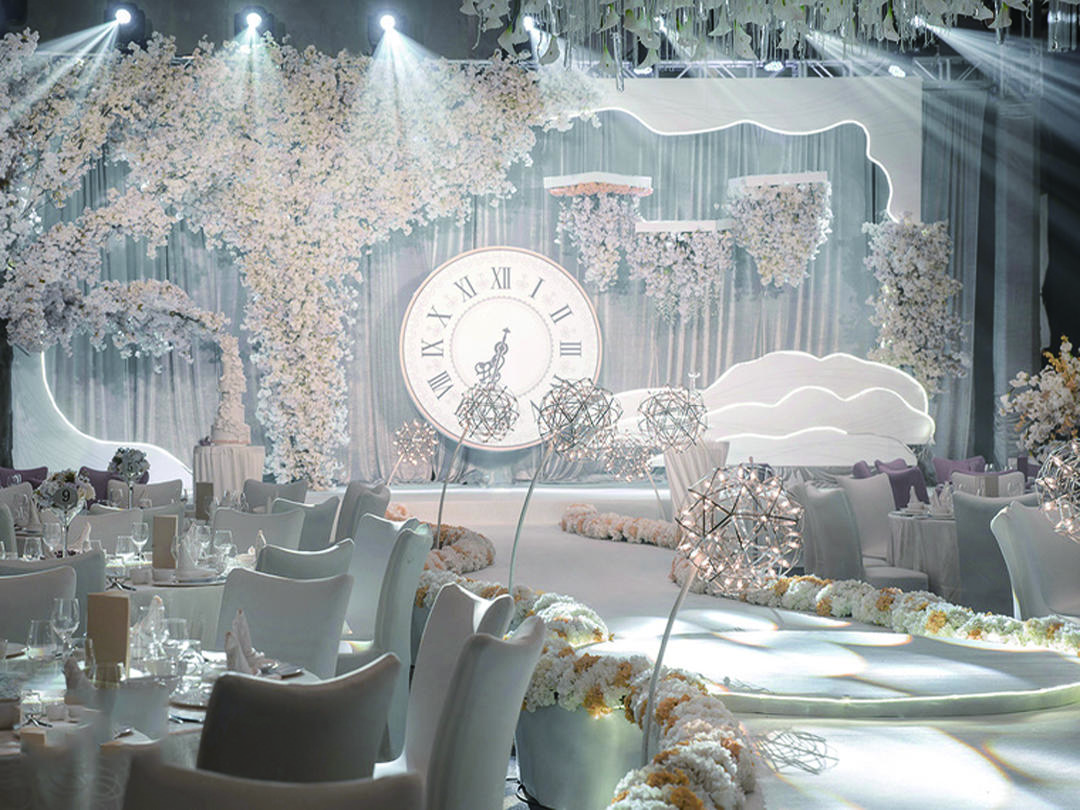 『时光轴』清新 香槟粉主题婚礼