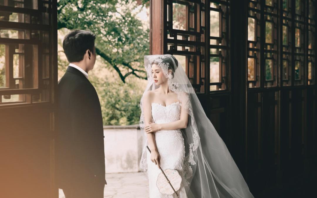 備婚必看?符合姐妹審美蘇州民國園林婚紗照