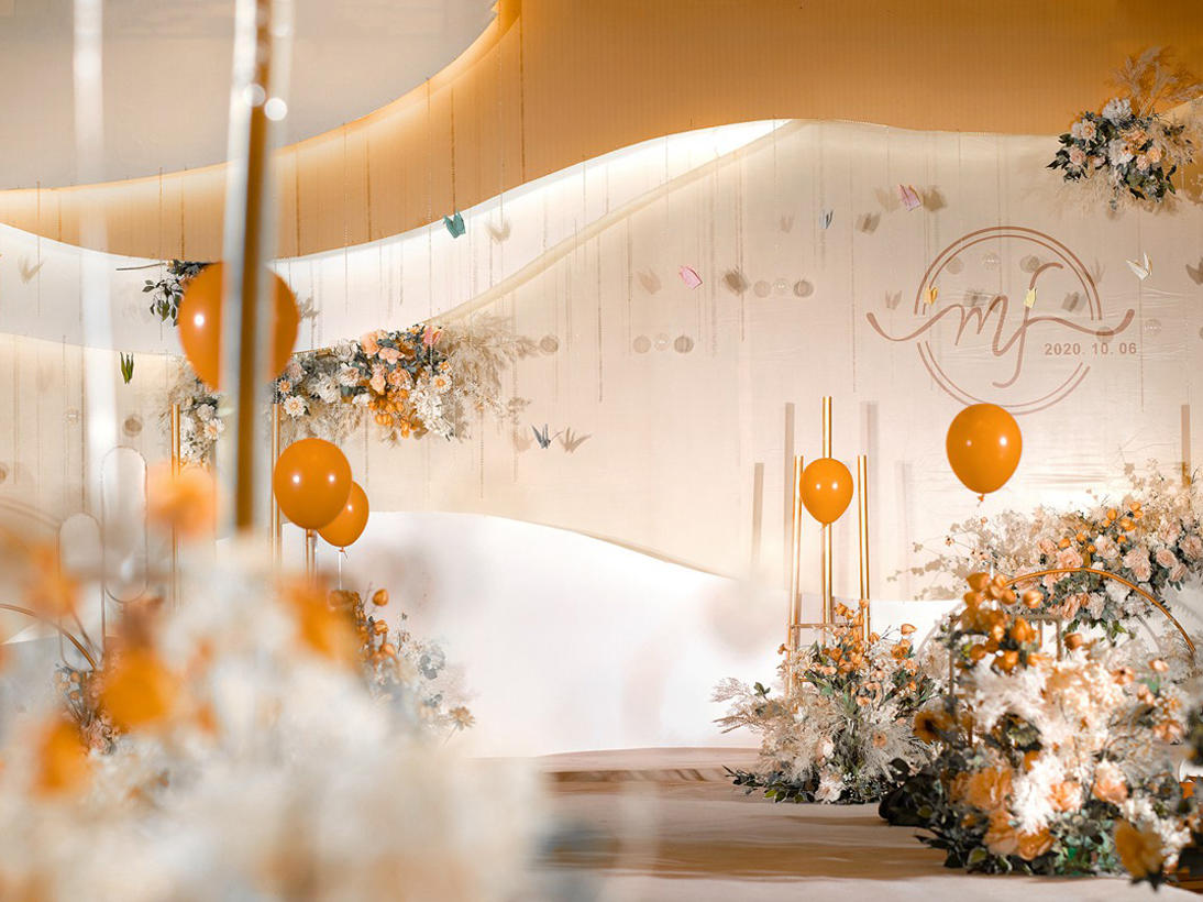 时尚橙色22800  好莳婚礼