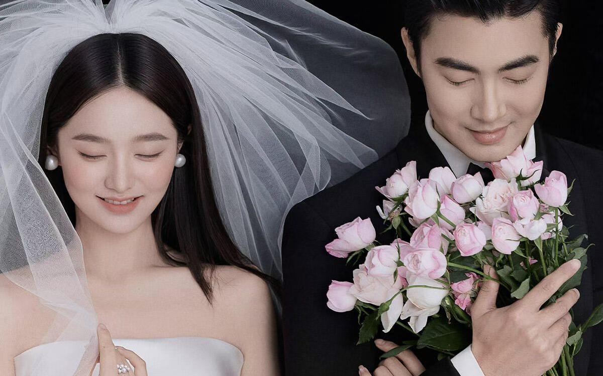 誰拍誰好看??超美的極簡黑色主紗婚紗照