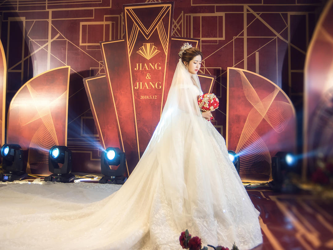「美加婚礼」红金色调受欢迎强烈的婚礼